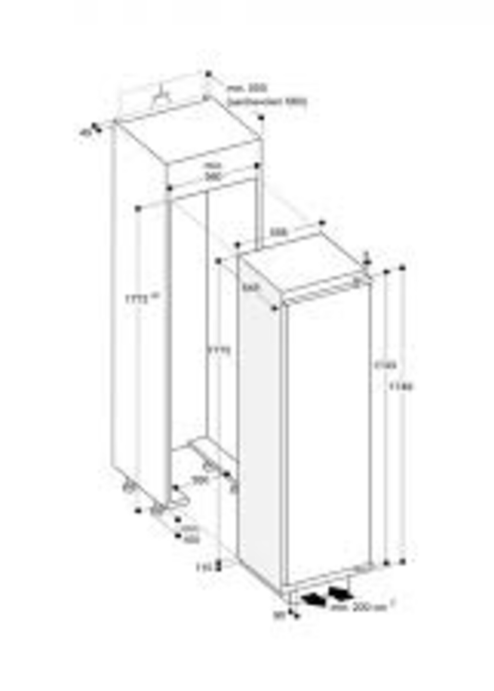 Gaggenau RF287202 vrieskast