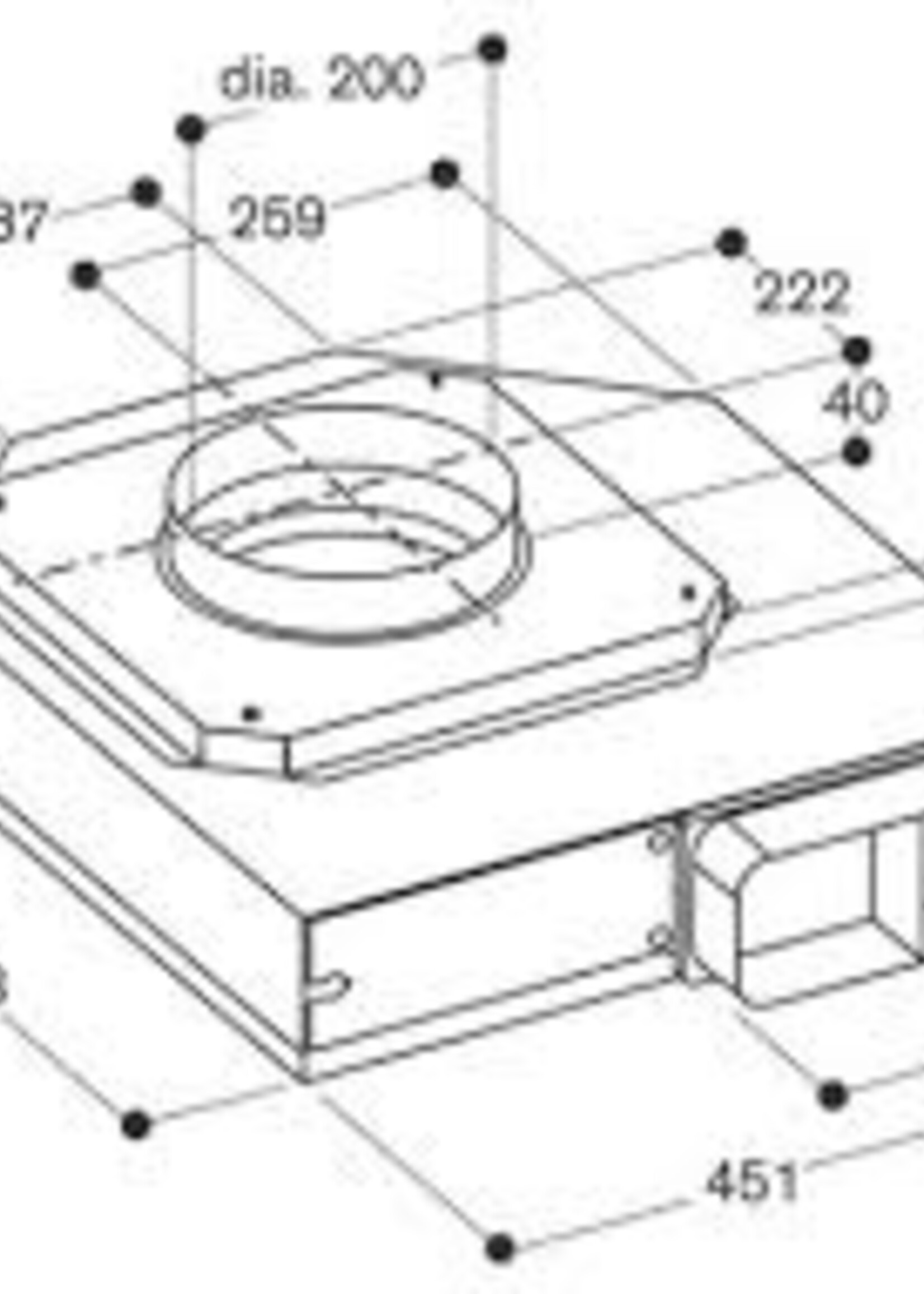 Gaggenau AR403121 motor afzuigkap