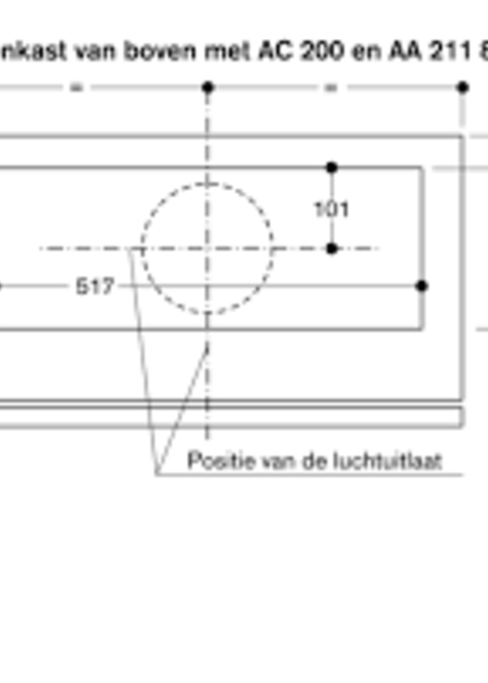 Gaggenau AC200160  inbouwunit afzuigkap