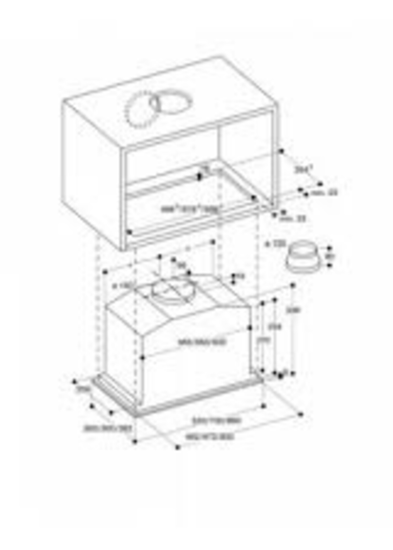 Gaggenau AC200161  inbouwunit afzuigkap