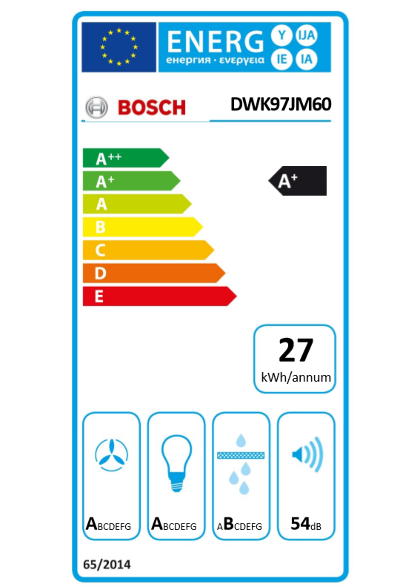 Bosch DWK97JM60 wandschouw