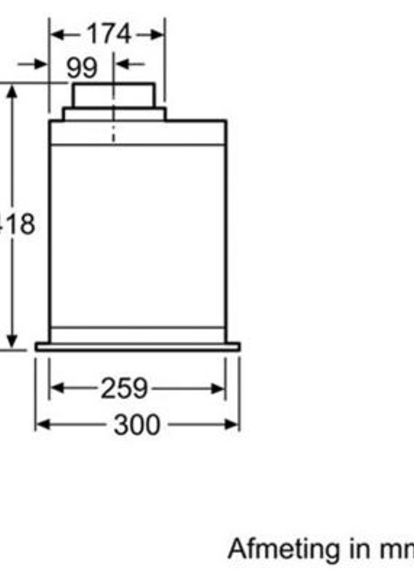 Bosch DHL885C inbouwunit