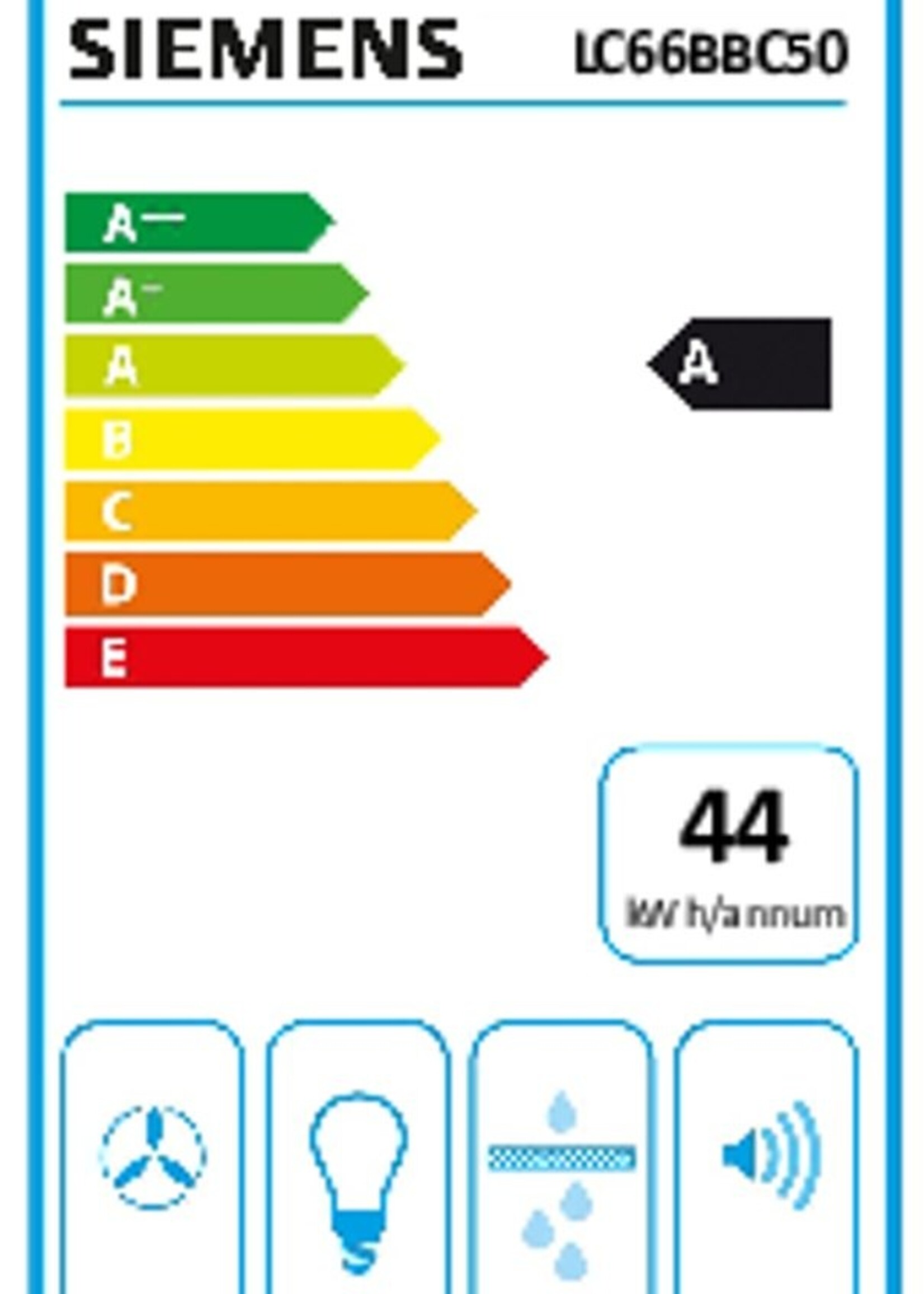 Siemens LC66BBC50 wandschouw 60cm