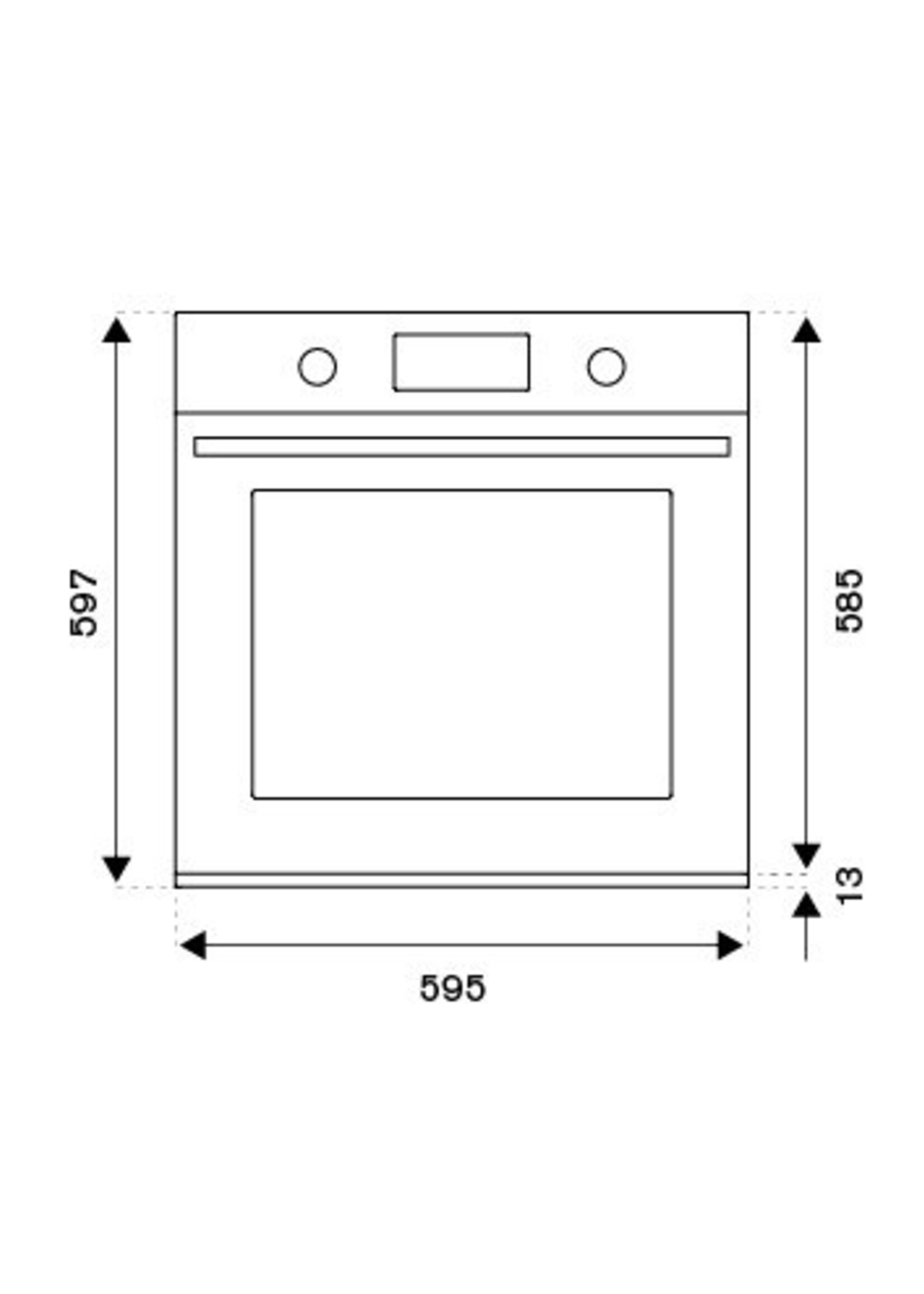 Bertazzoni F6011MODVPTN  stoomoven