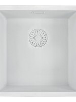 Caressi CAGRPP40WH-FL spoelbak wit