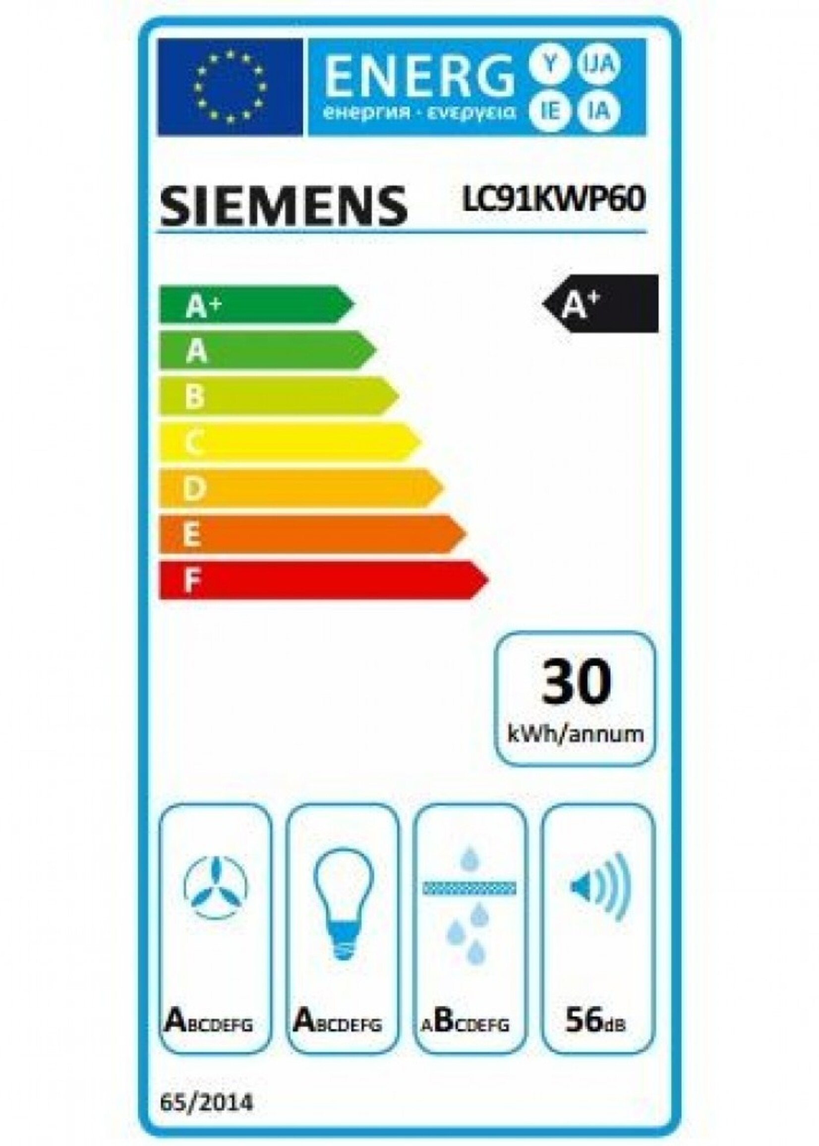 Siemens LC91KWP60 wandschouw