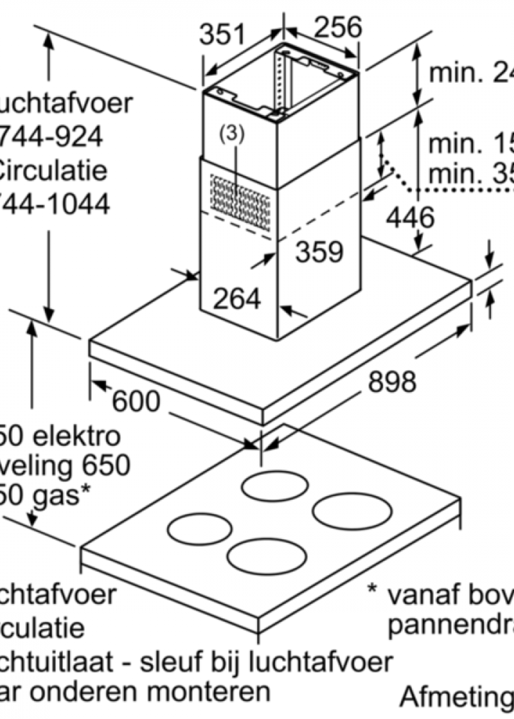 Bosch DIB97IM50 eilandschouw