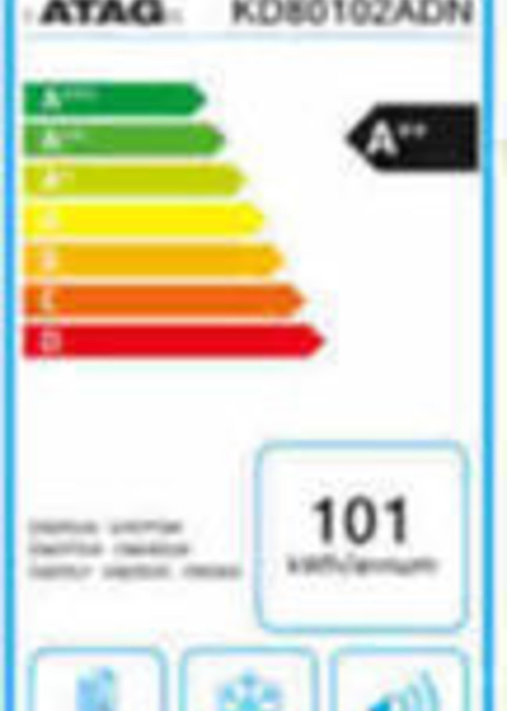 Atag KD80102ADN inbouw koelkast