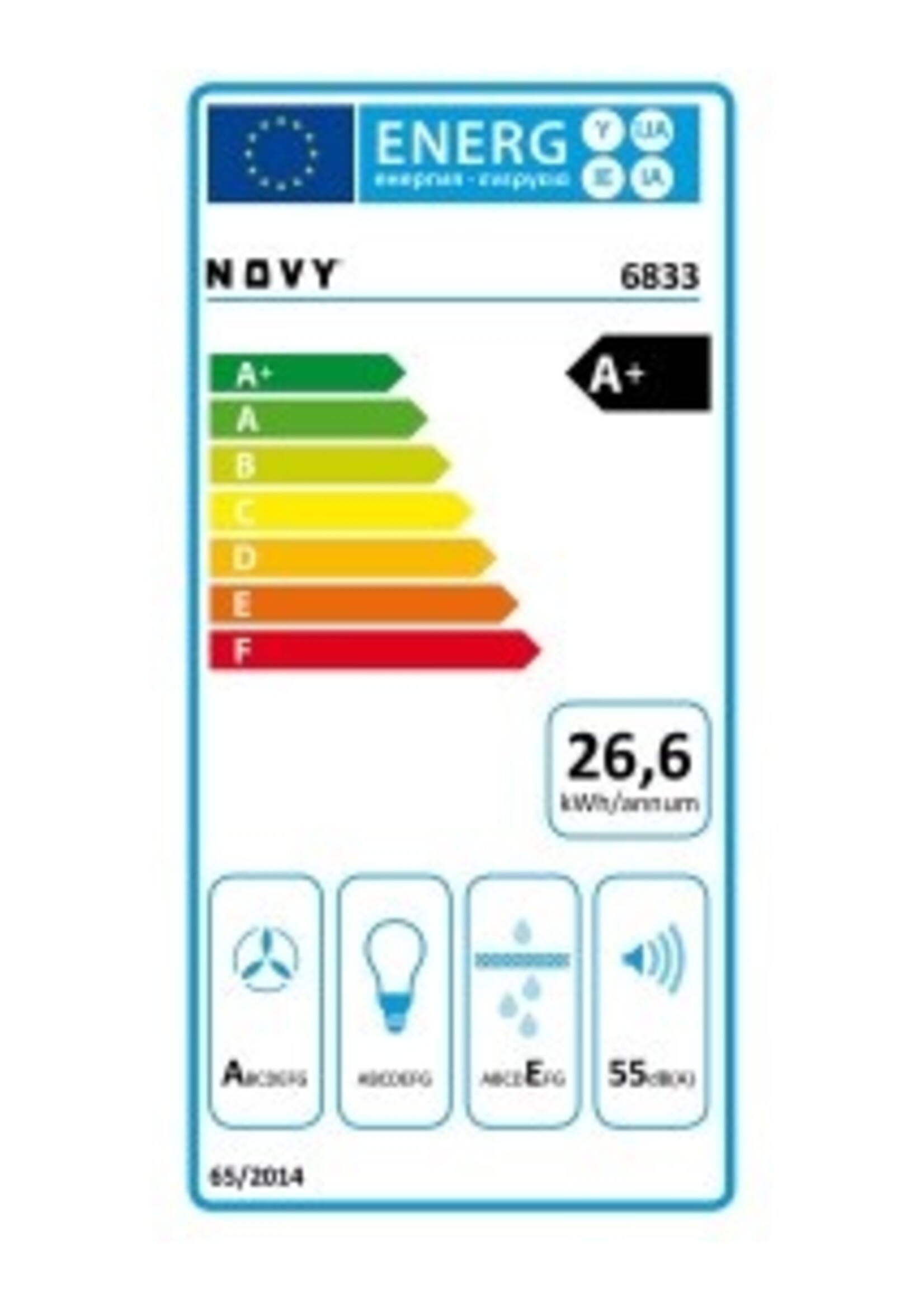 Novy 6833 plafondunit pureline (zonder verlichting)