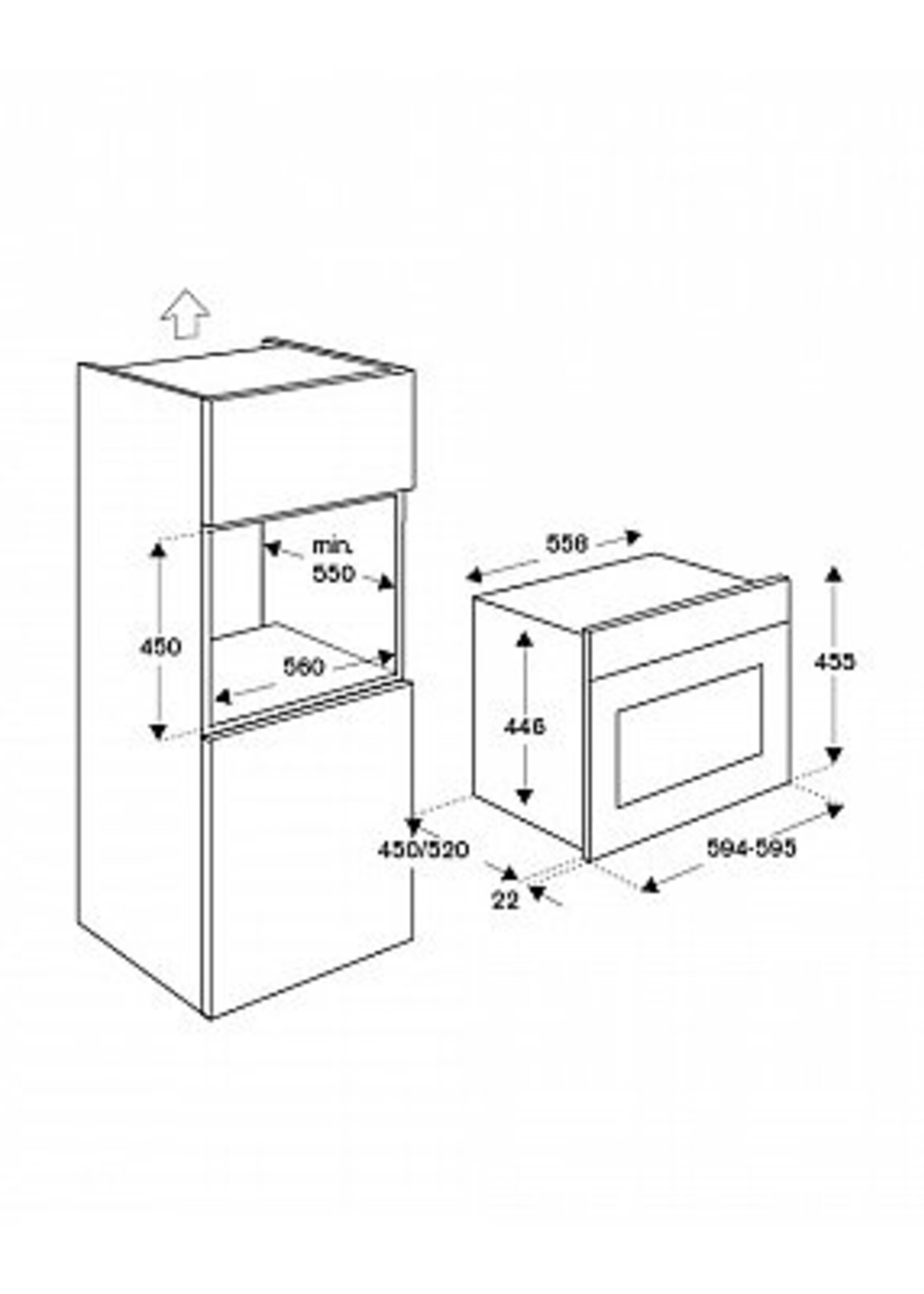 Bertazzoni  F457MODMWTN combi magnetron
