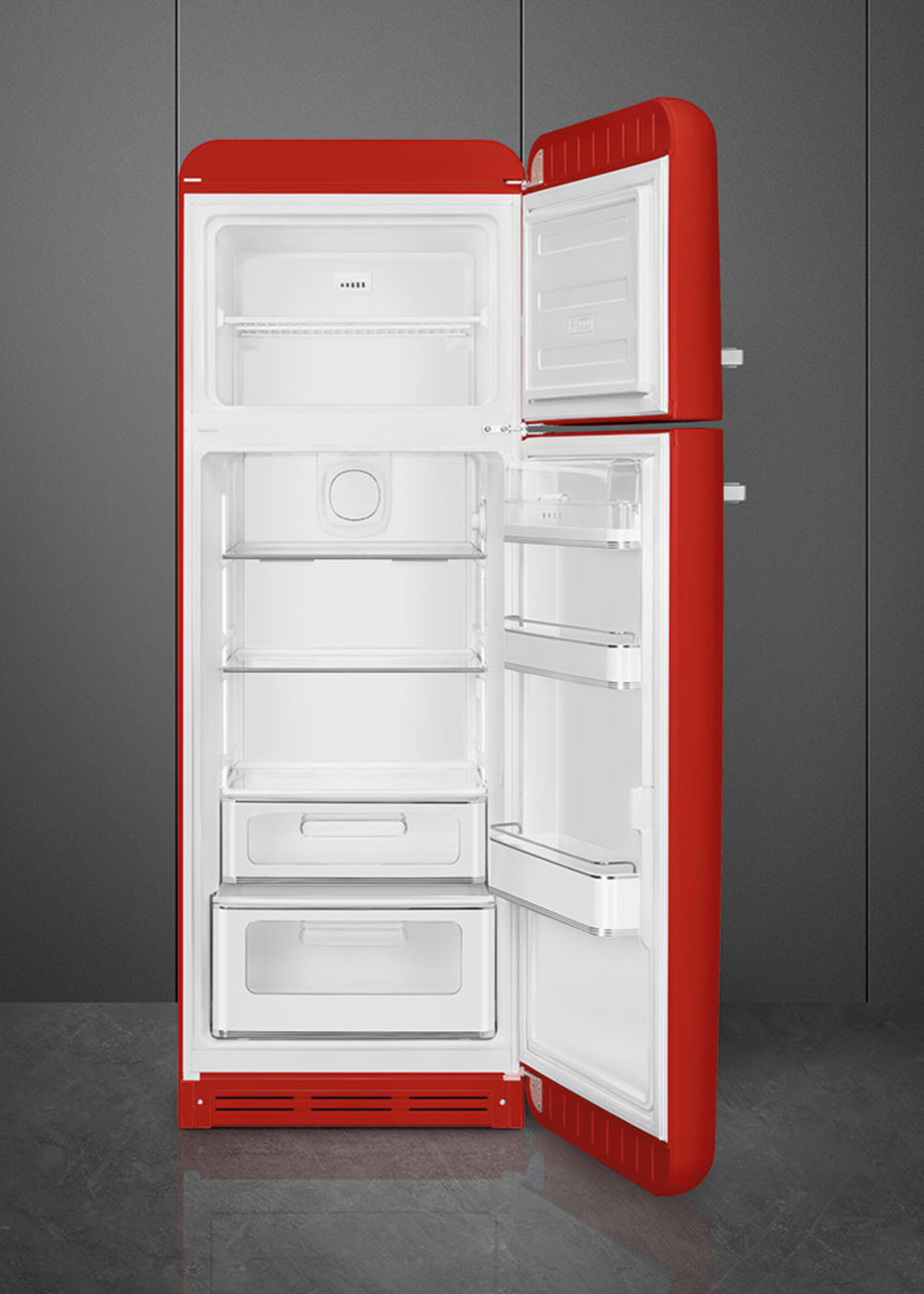 Smeg FAB30RR1 rood vrijstaande koelkast