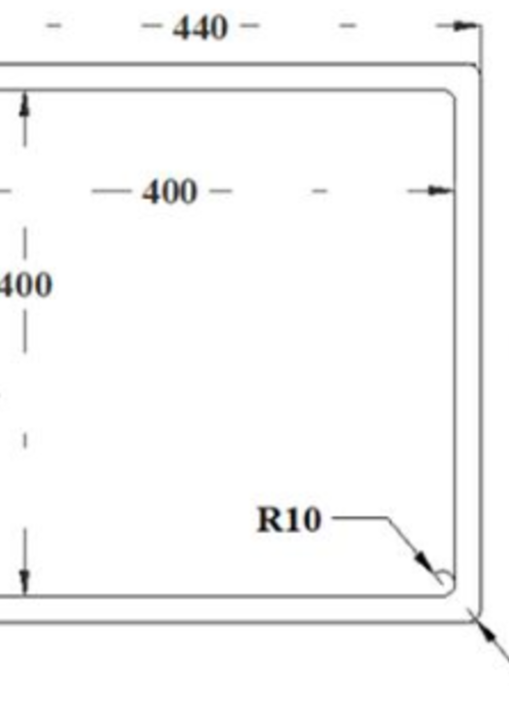 Veldkamp Copper 4040 spoelbak