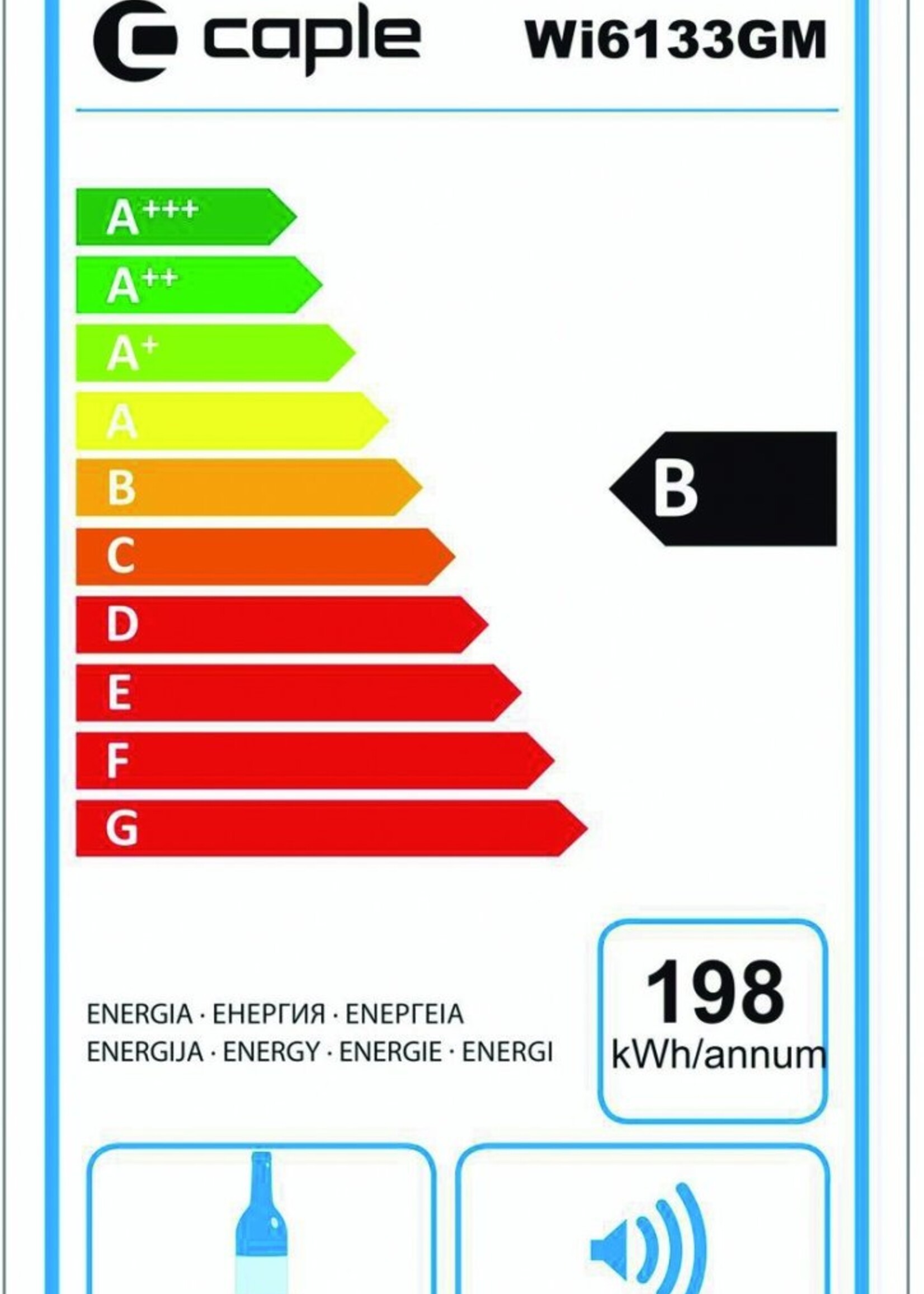 Airo Design WI6133G wijnkoelkast