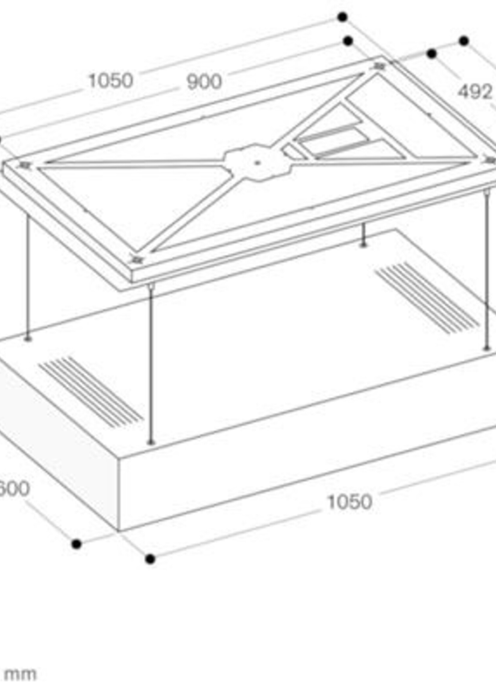 Gaggenau AC270101 Plafondafzuiging 200 serie