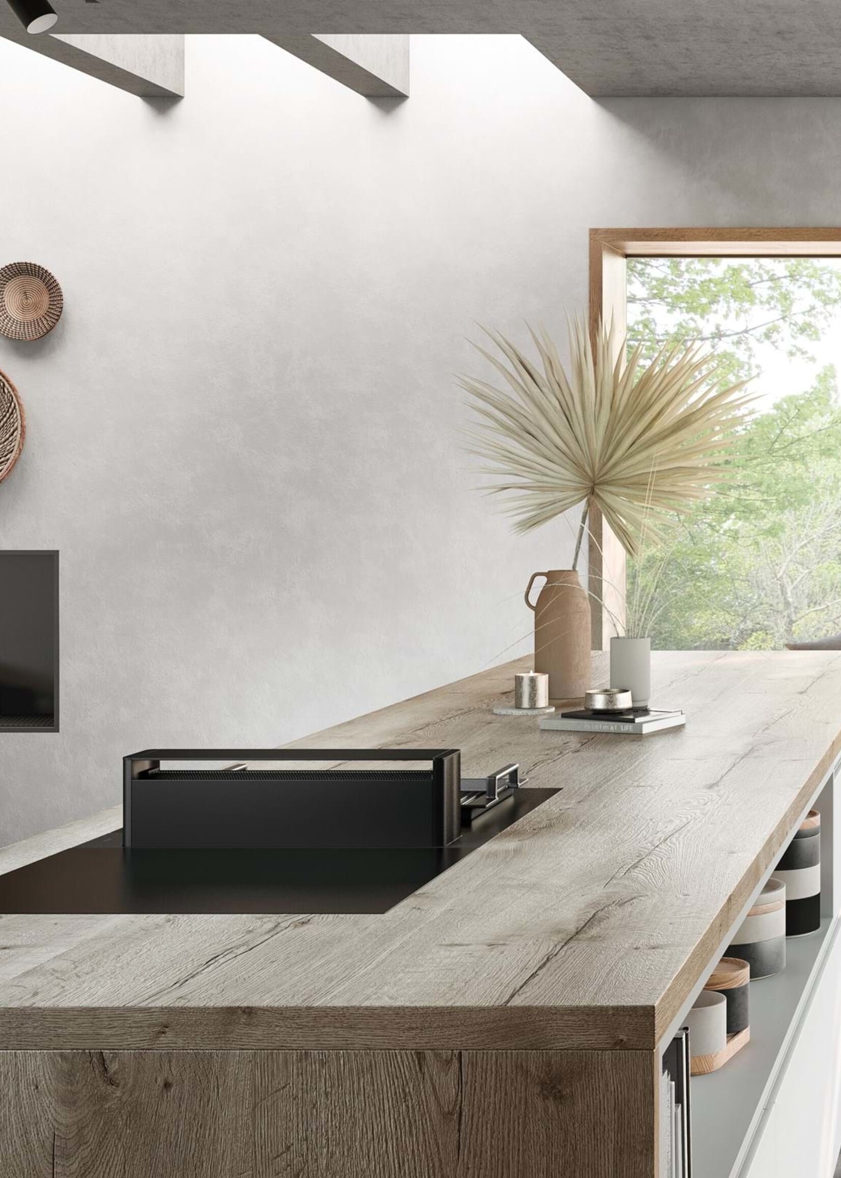 Novy 40006 Up Power Teppan Yaki - Werkbladafzuiging &  TeppanYaki kookplaat - 90 cm