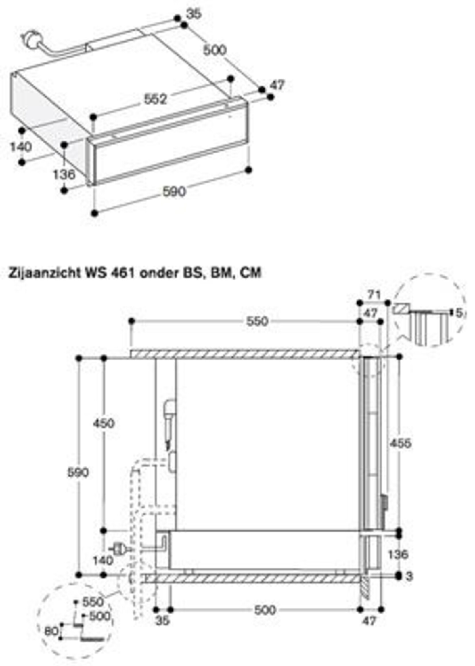 Gaggenau WS461110 warmhoudlade