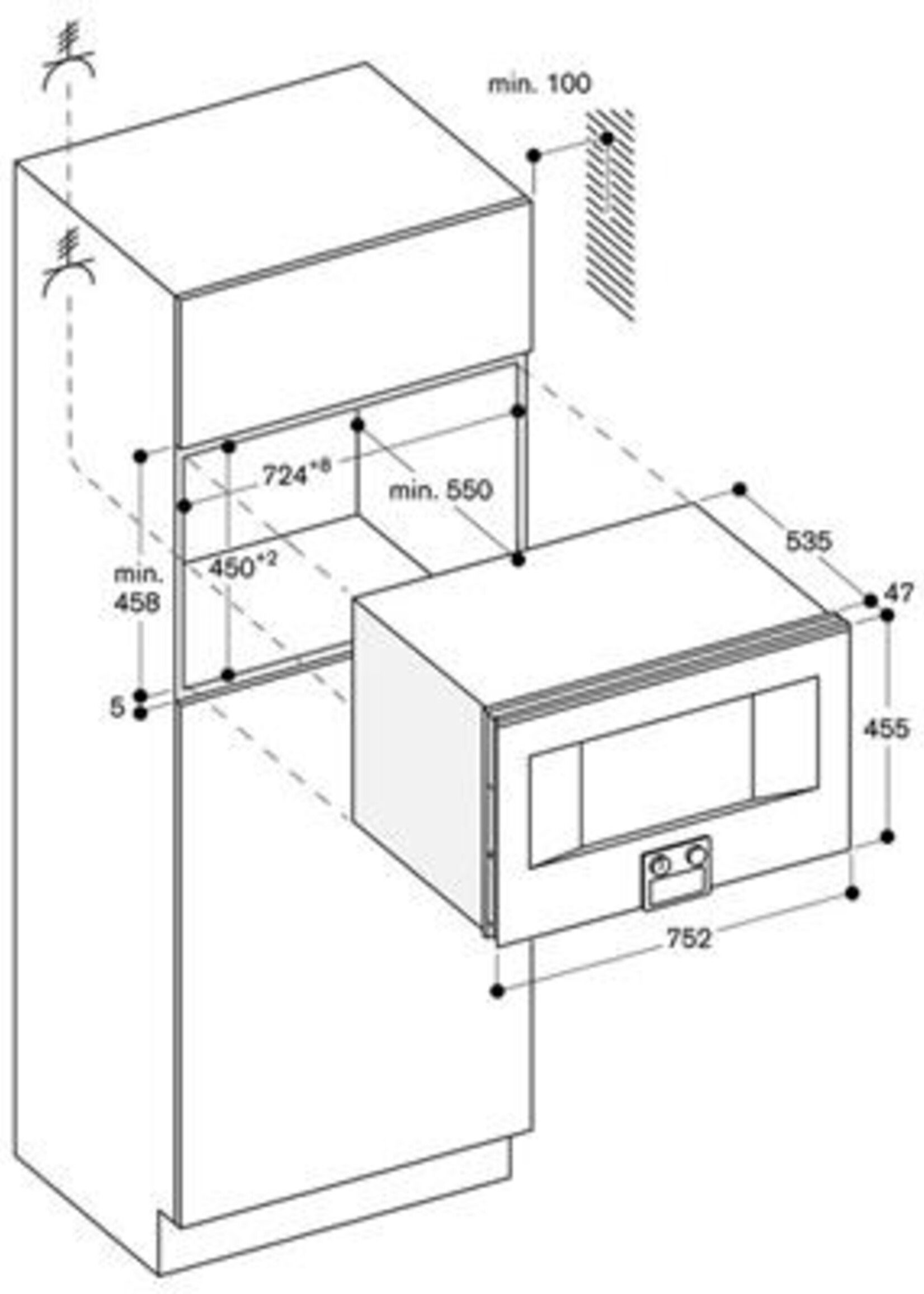 Gaggenau BM485110 Combi magnetron
