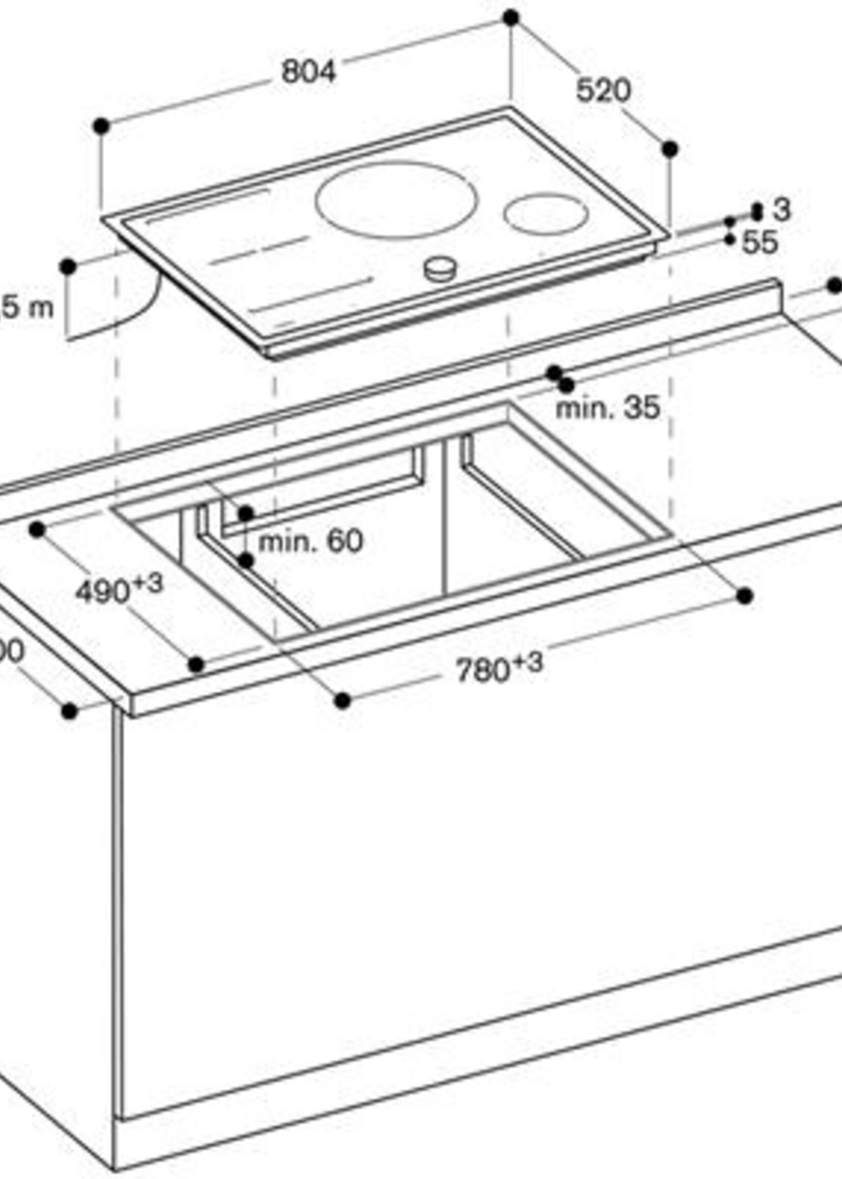 Gaggenau CI282111 Inductie kookplaat - 80 cm
