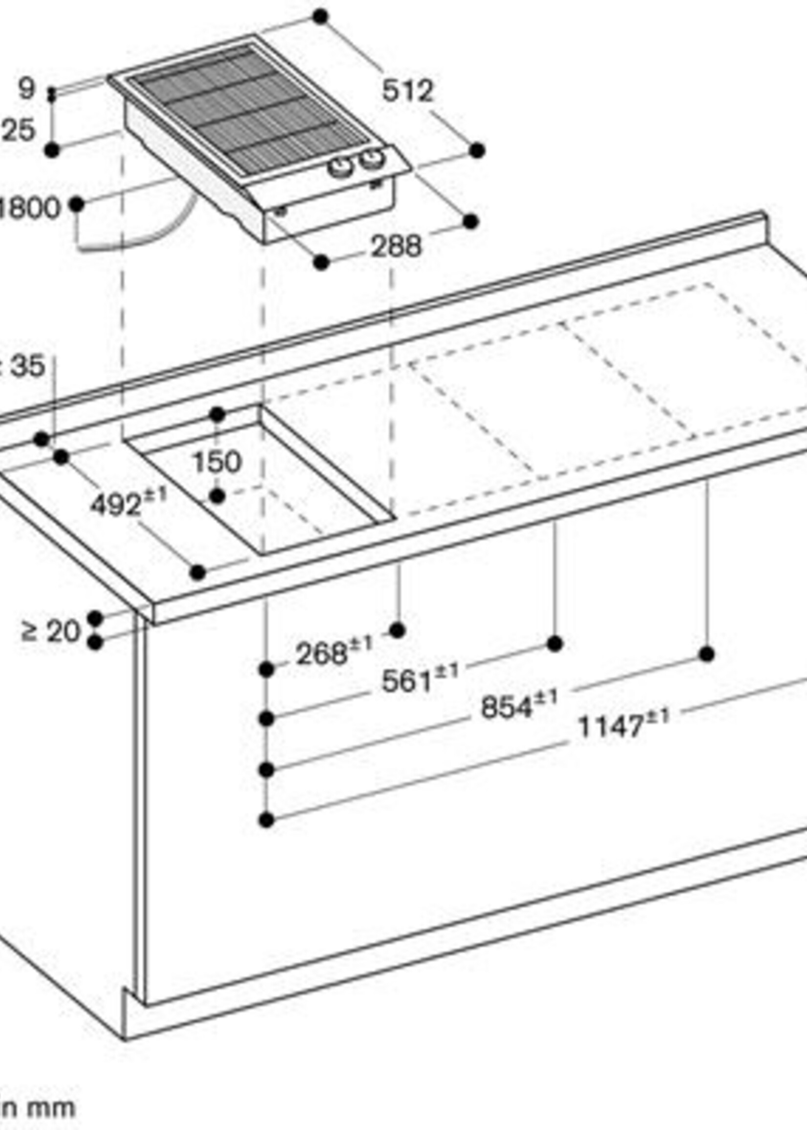 Gaggenau VR230120  Domino Elektronische grill