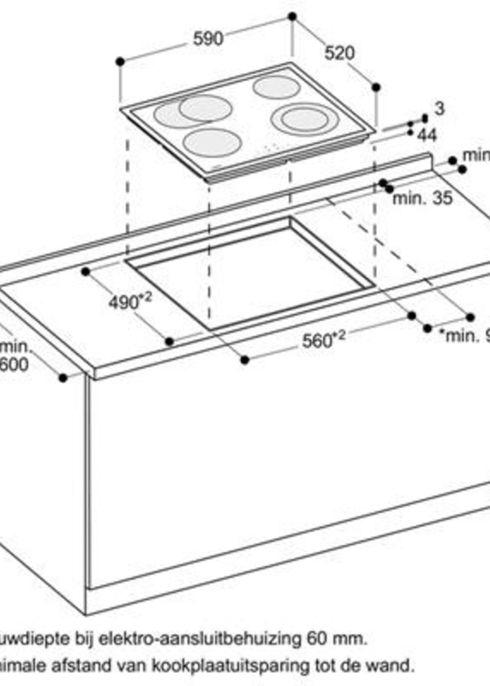 Gaggenau CE261114 Domino Keramische kookplaat