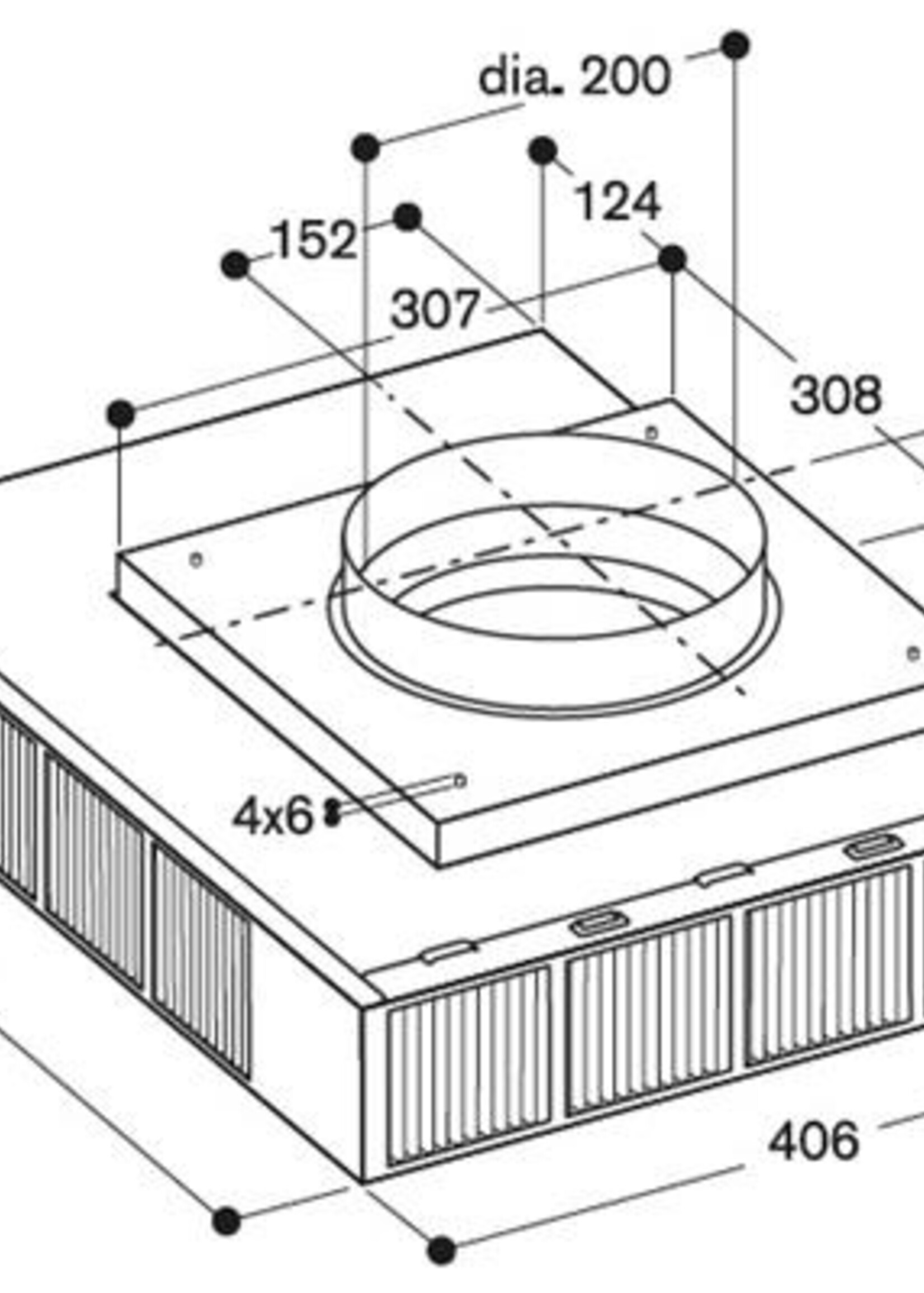 Gaggenau AR413122 Motor afzuigkap