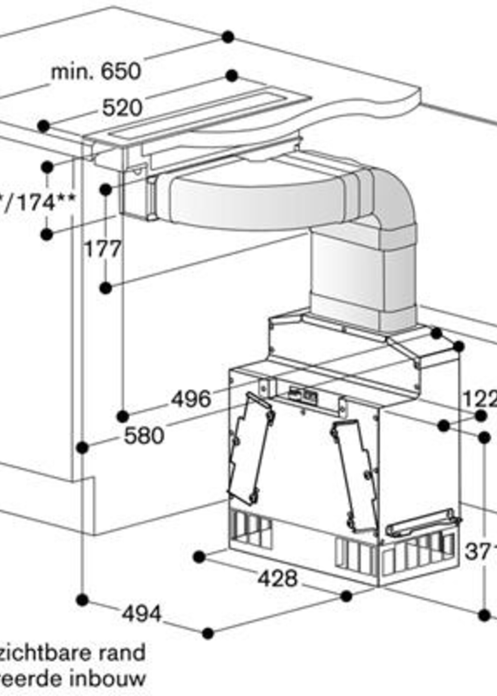 Gaggenau AR410110 Motor afzuigkap