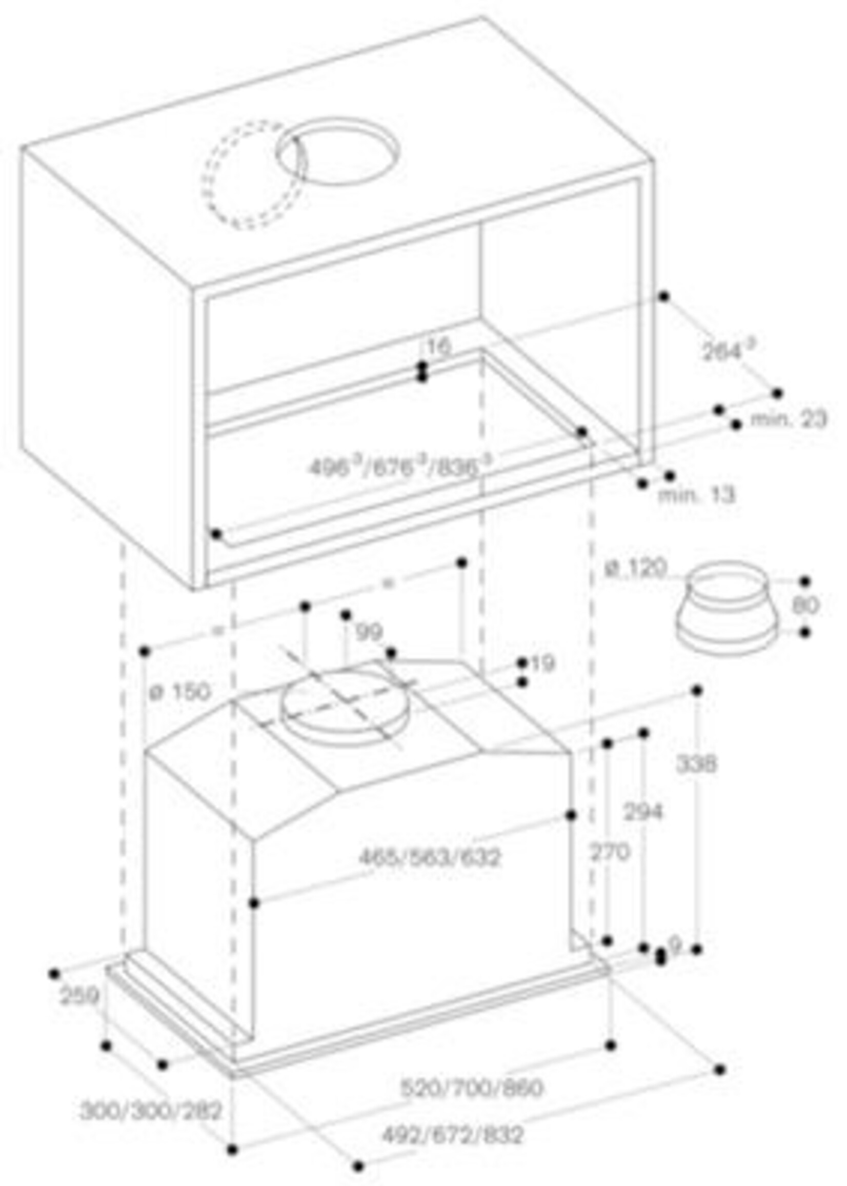 Gaggenau AC200181 Inbouwunit afzuigkap