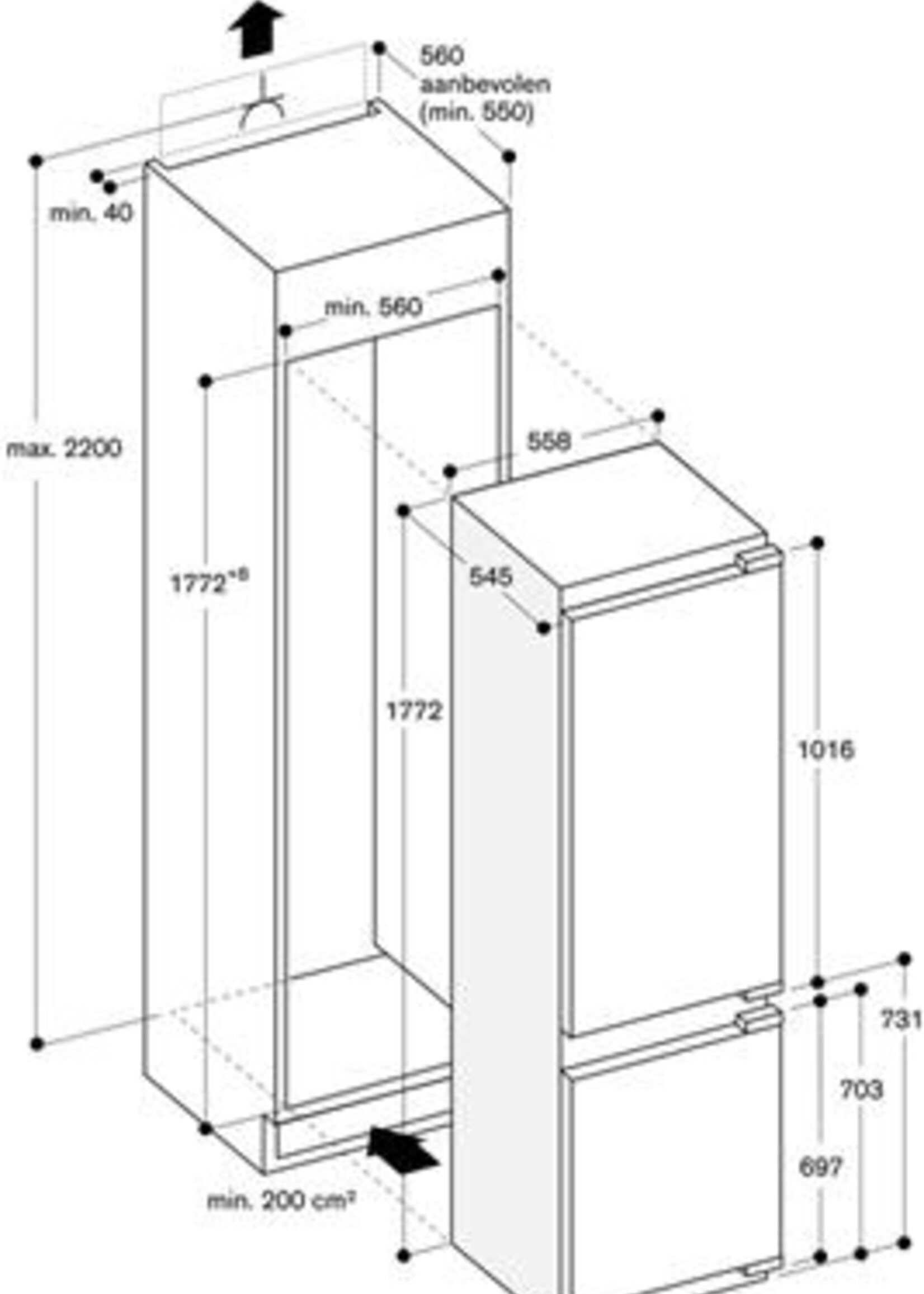 Gaggenau RW282261  Inbouw wijnkoelkast