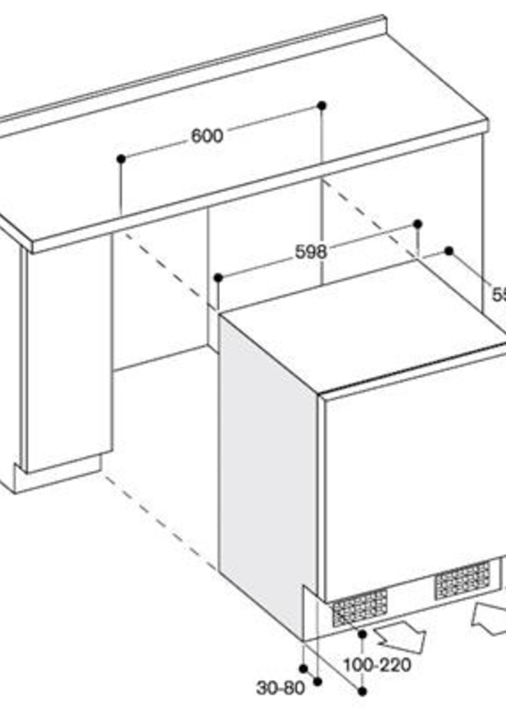 Gaggenau RC200202 Onderbouw koelkast