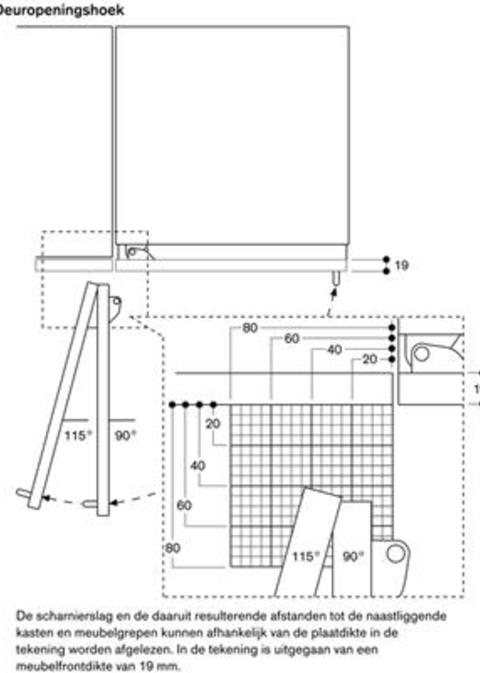 Gaggenau RF411304 Inbouw vrieskast