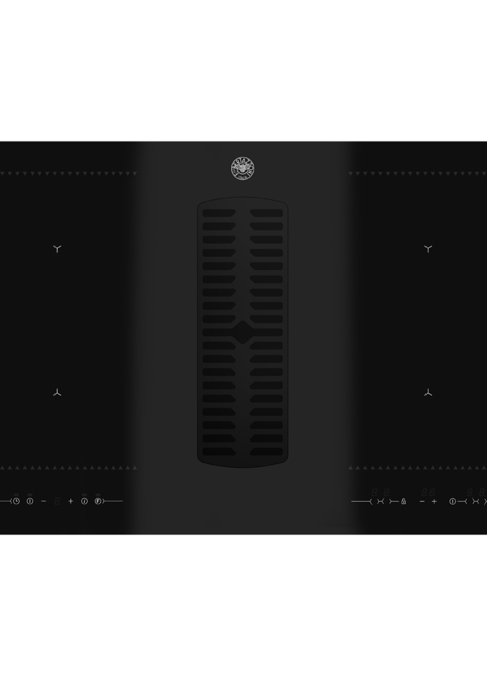 Bertazzoni P784ICHNE inductie-kookplaat met afzuiging - 78 cm