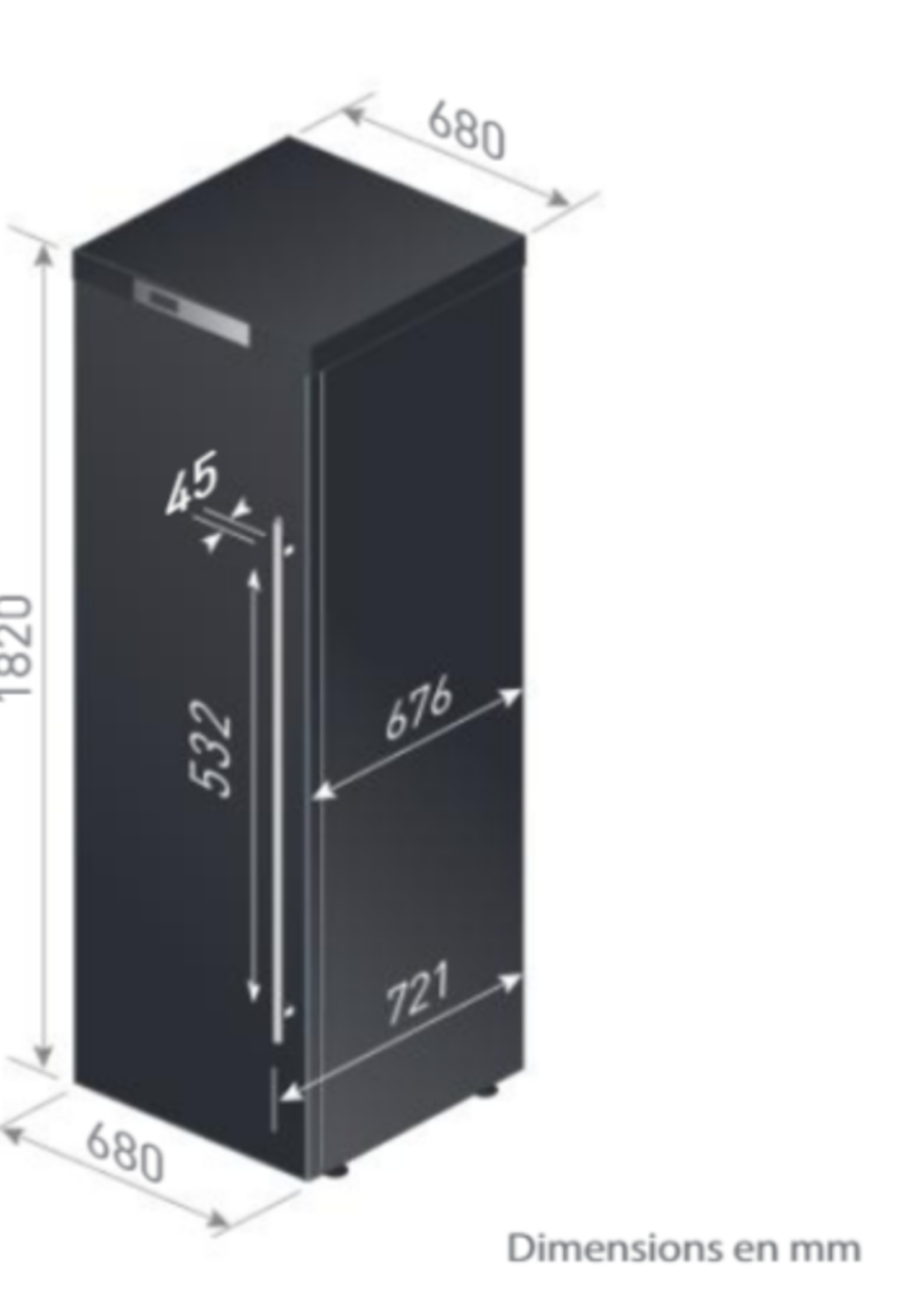 LE CHAI LMV2870 vrijstaand wijnkoelkast