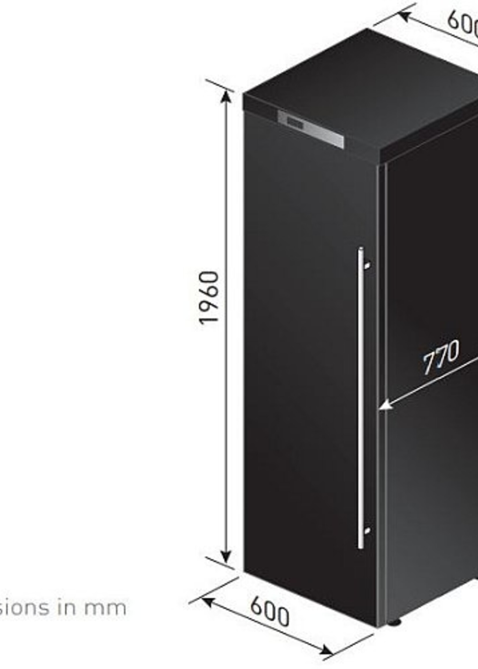 LE CHAI LMV2370HD vrijstaand wijnkoelkast