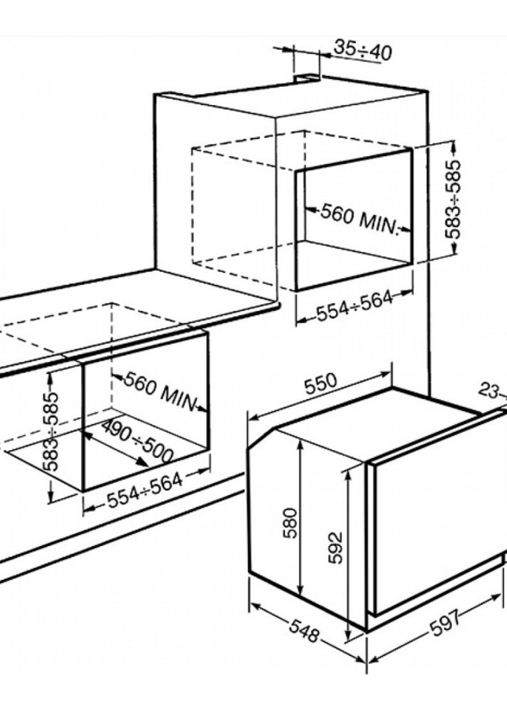 Smeg SF6922PPZE1 solo oven 60 cm