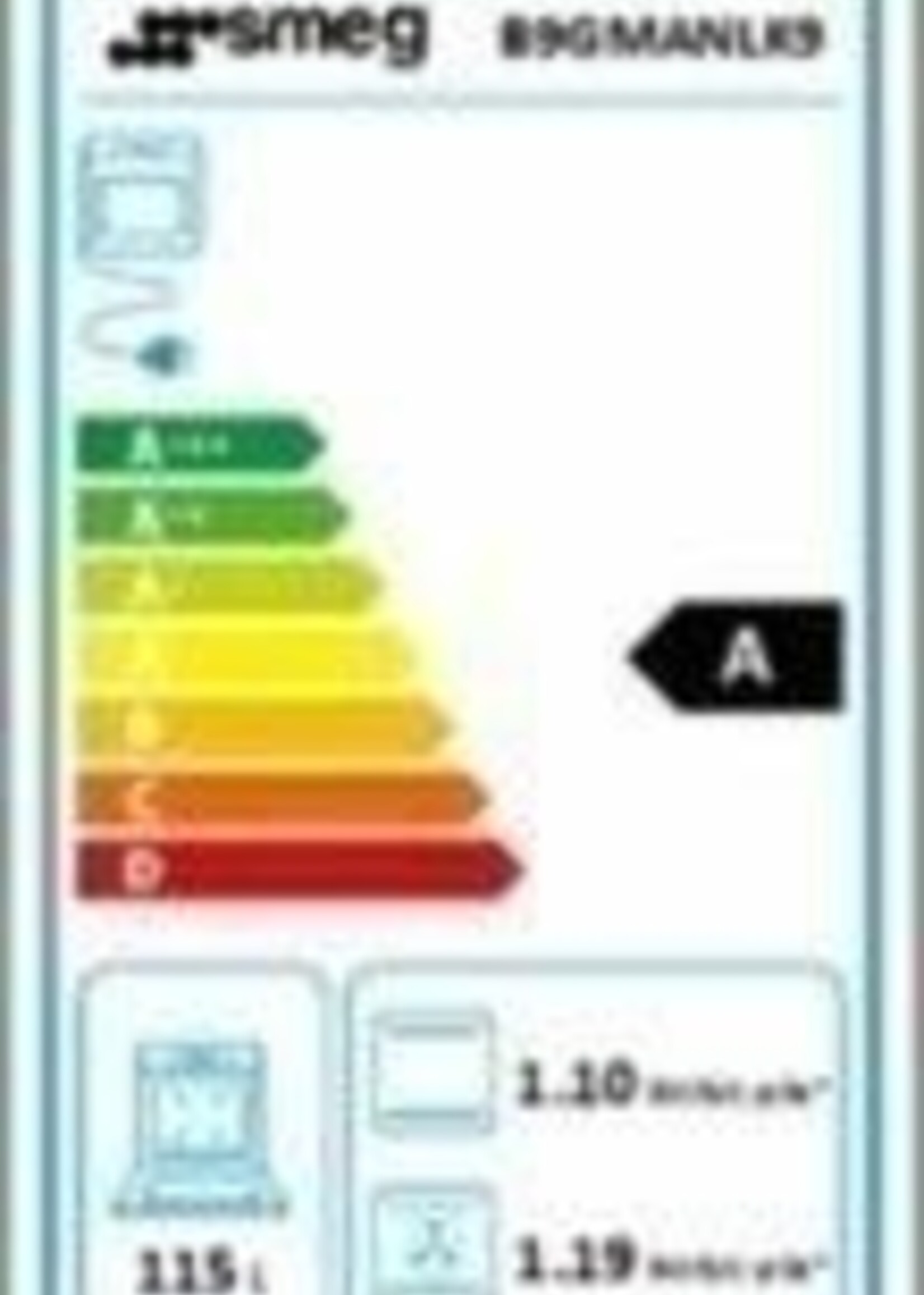 Smeg B9GMANLK9 fornuis 90 cm