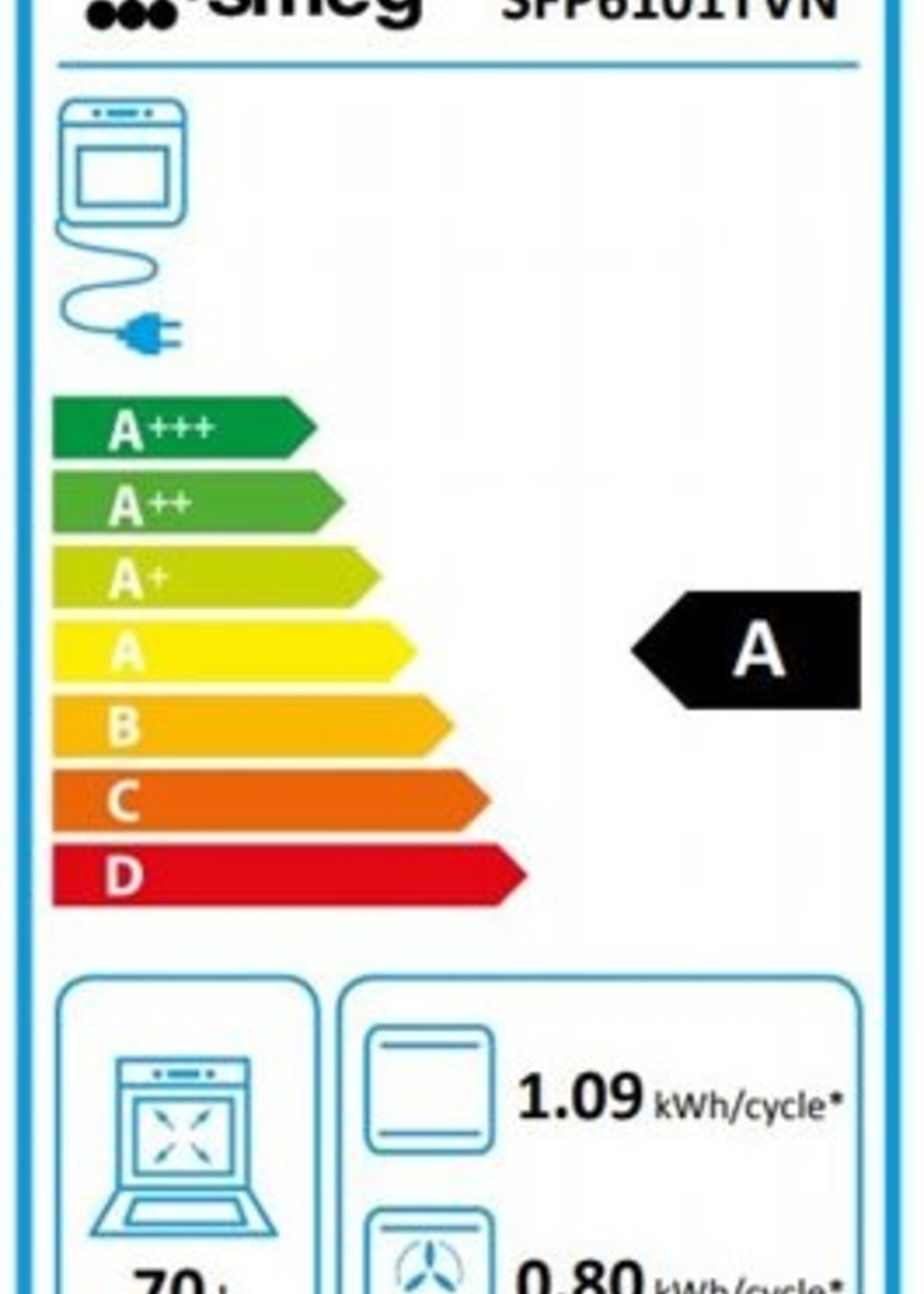 Smeg SFP6101TVN solo oven 60 cm