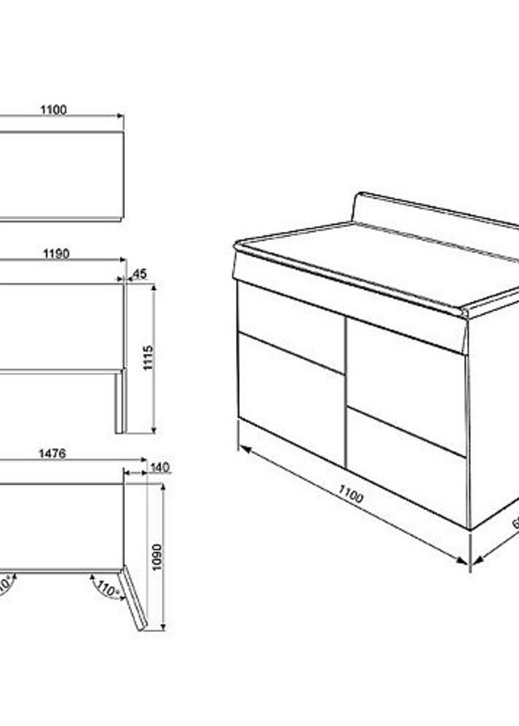 Smeg TR4110IP fornuis 110 cm
