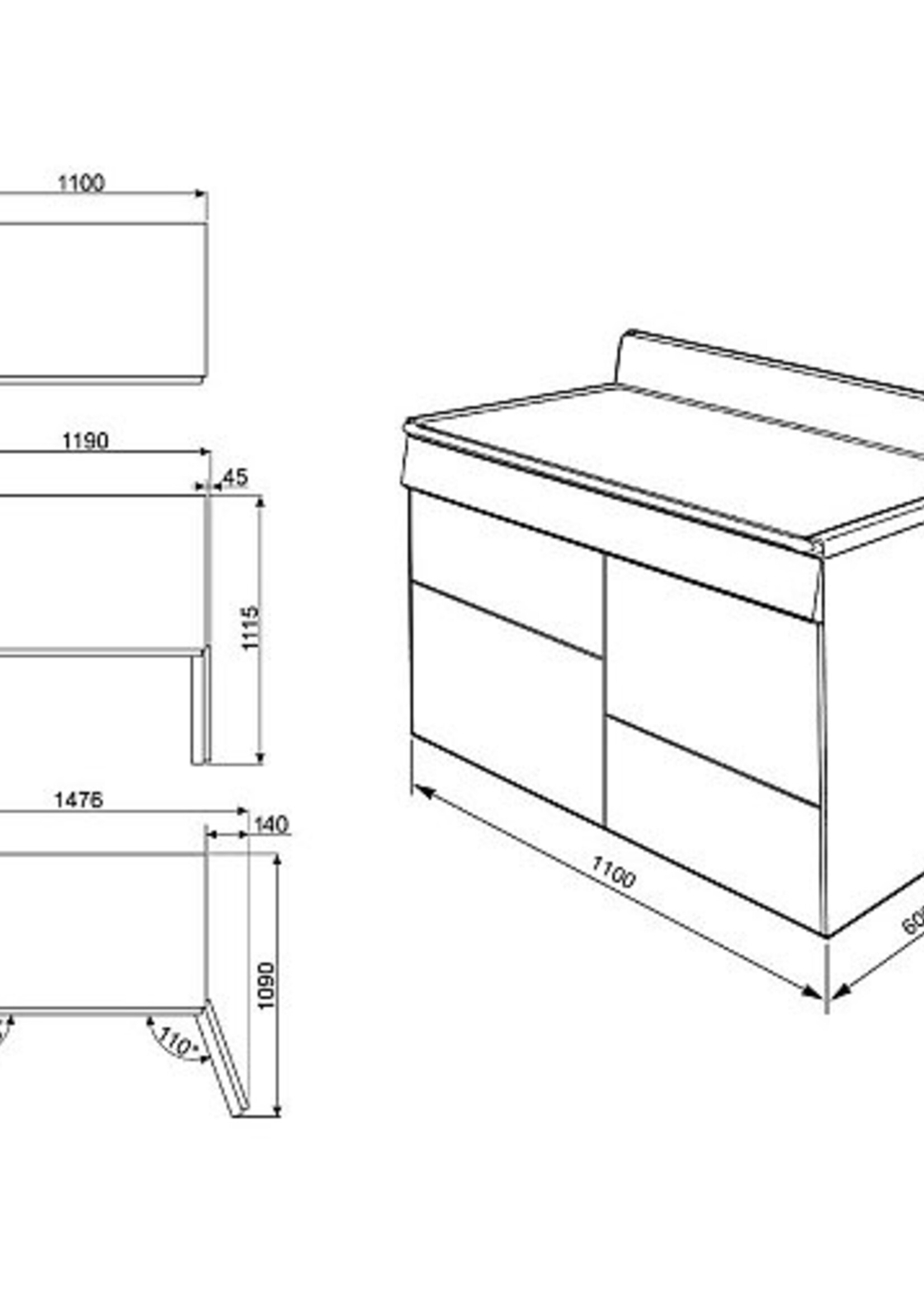 Smeg TR4110IX fornuis 110 cm