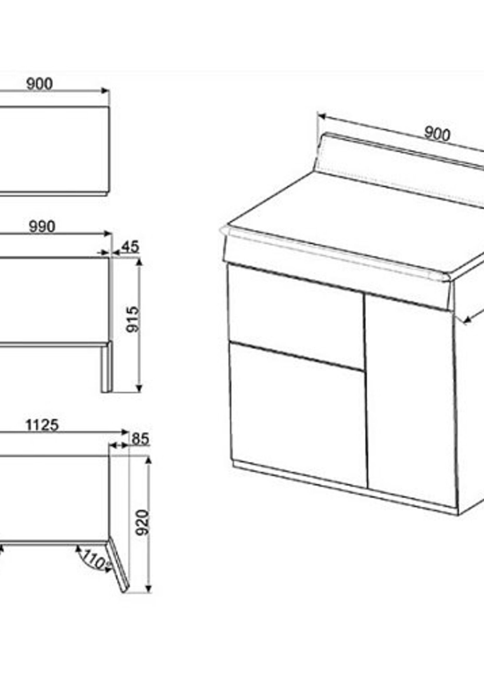 Smeg TR93IP fornuis 90 cm