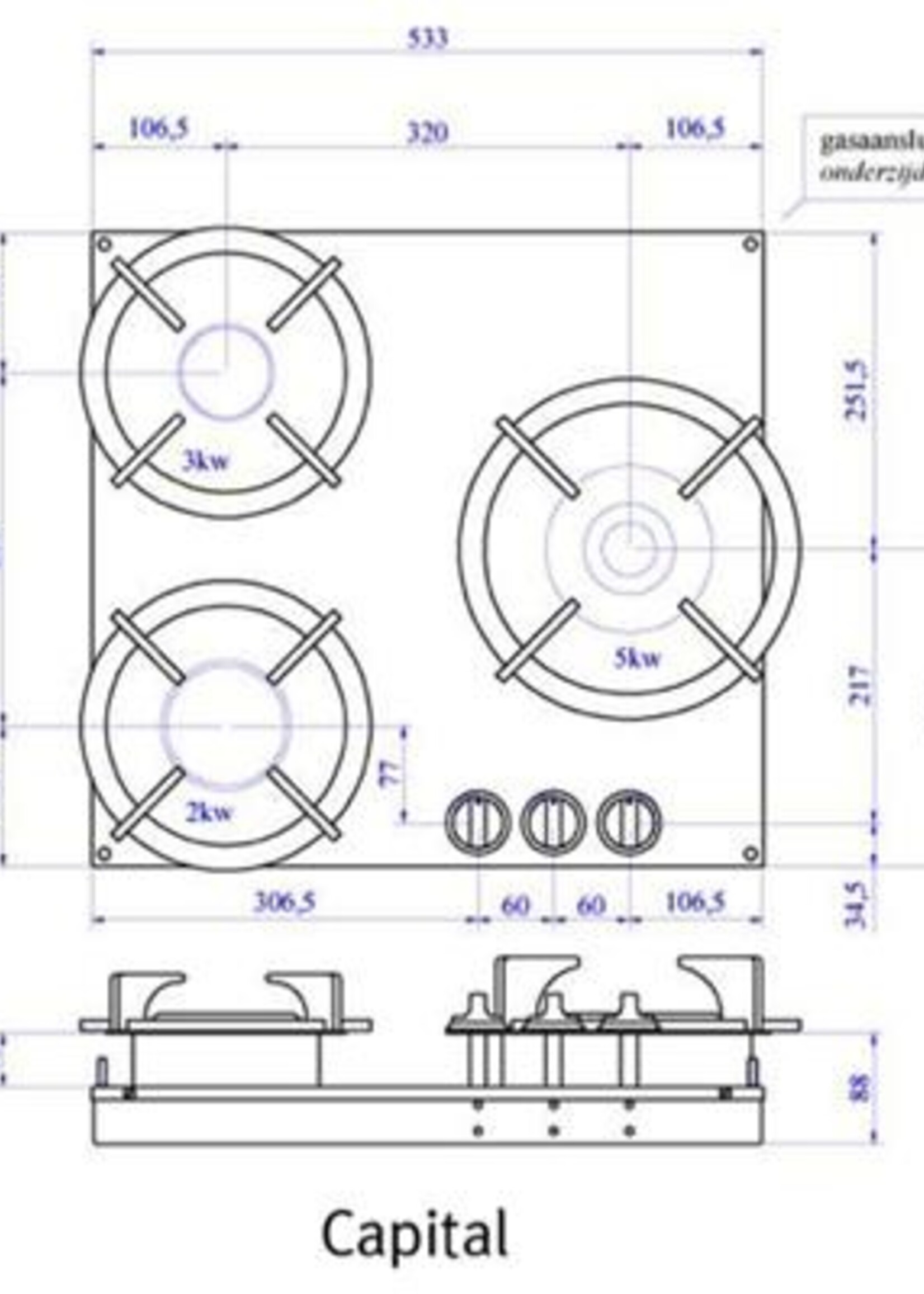 PITT cooking capital-original-ts 53.3 cm