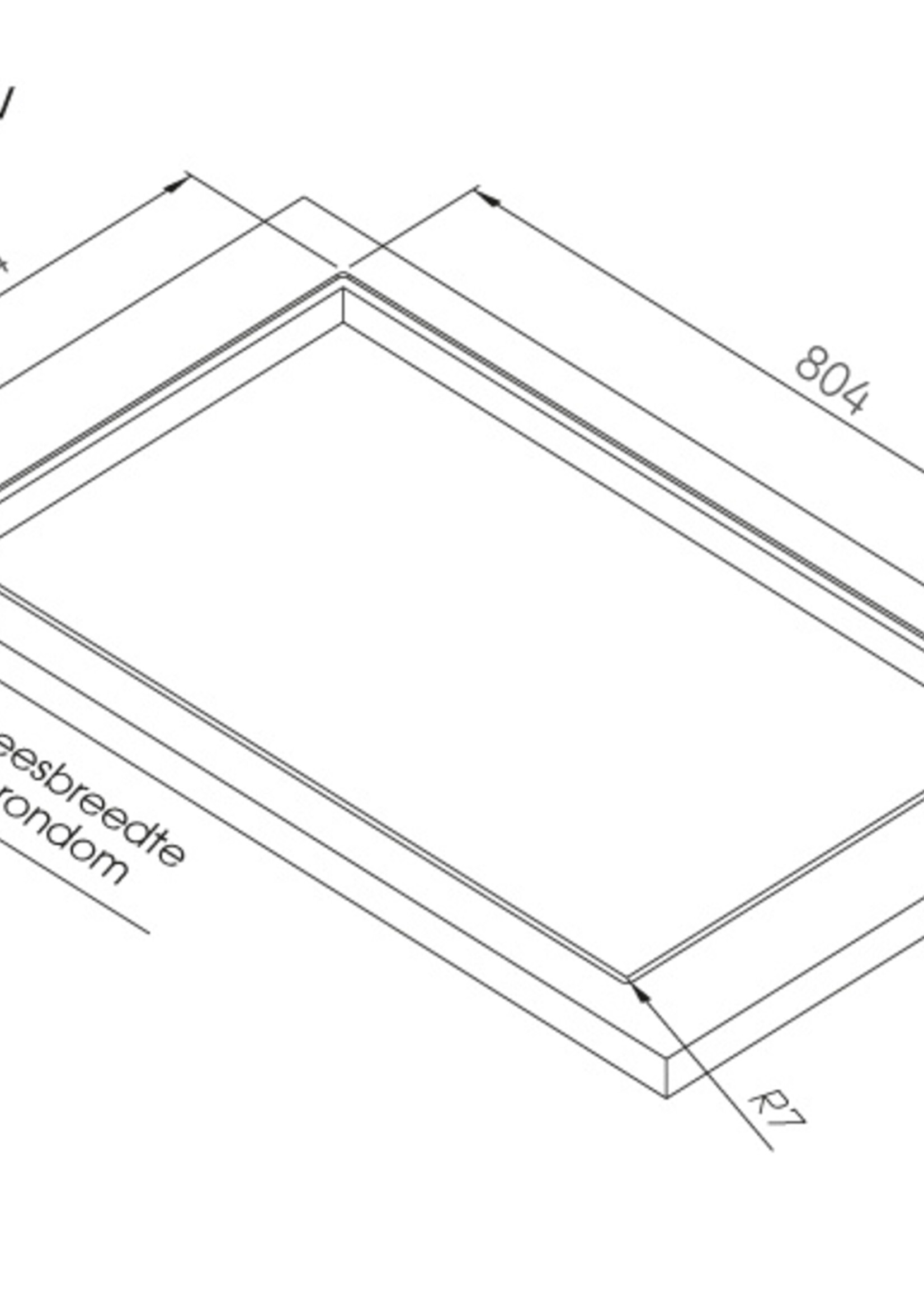 Airo Design IG800-100 kookplaat met afzuiging - 80 cm