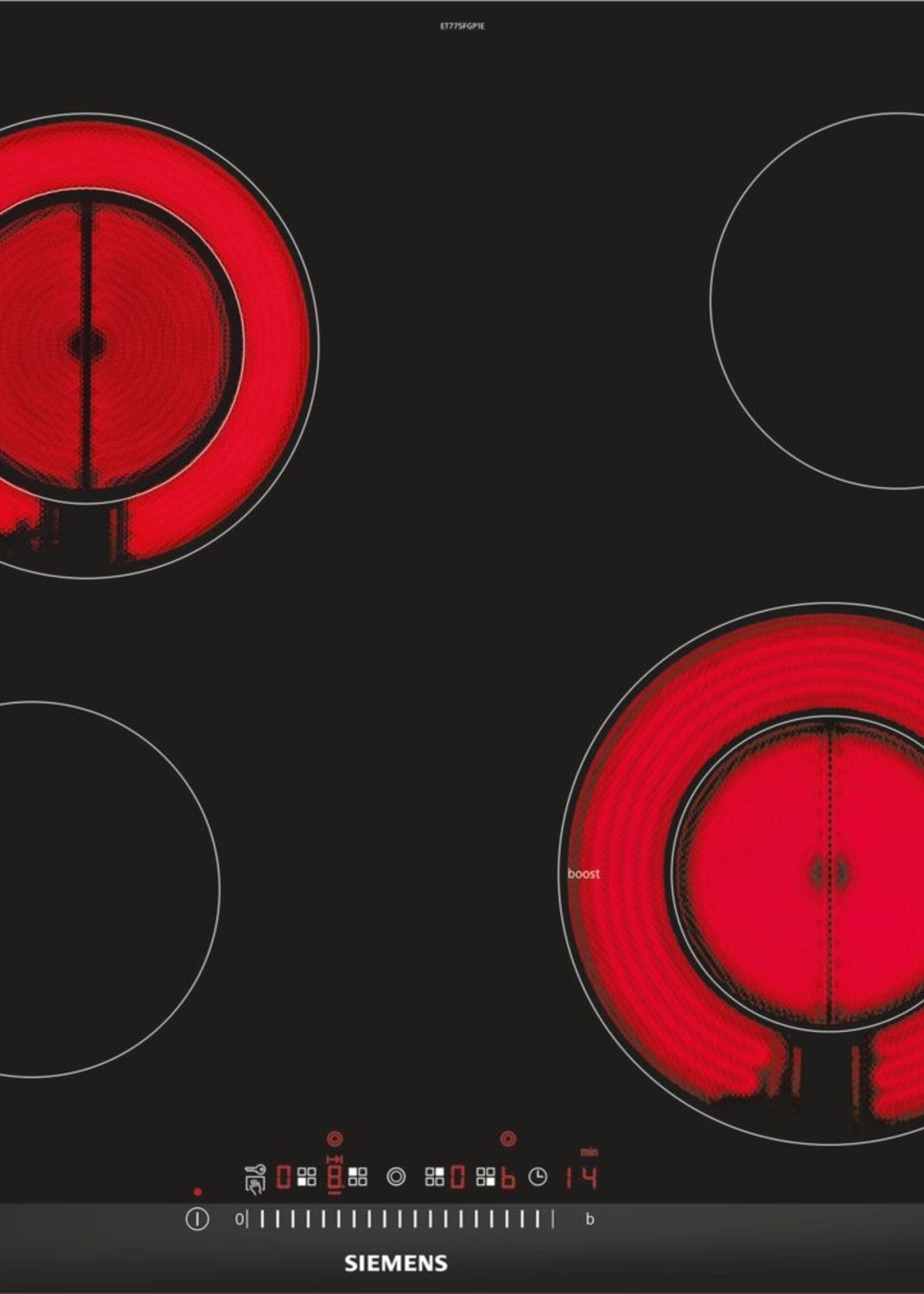 Siemens ET775FGP1E elektronische kookplaat - 70 cm