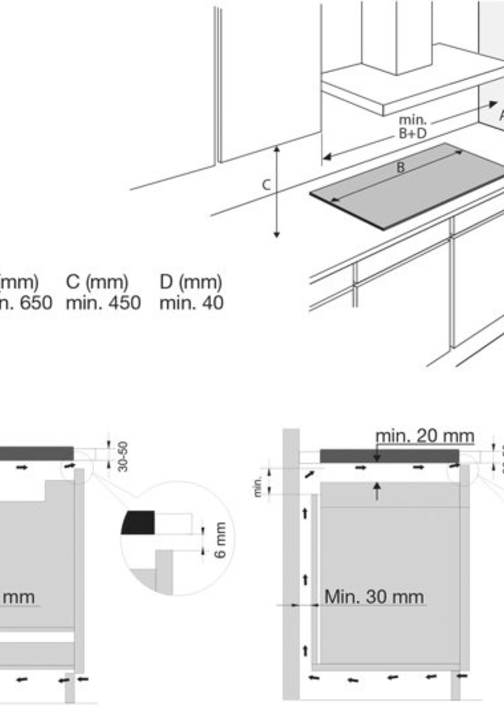 Etna KIS670ZT inductie kookplaat - 70 cm