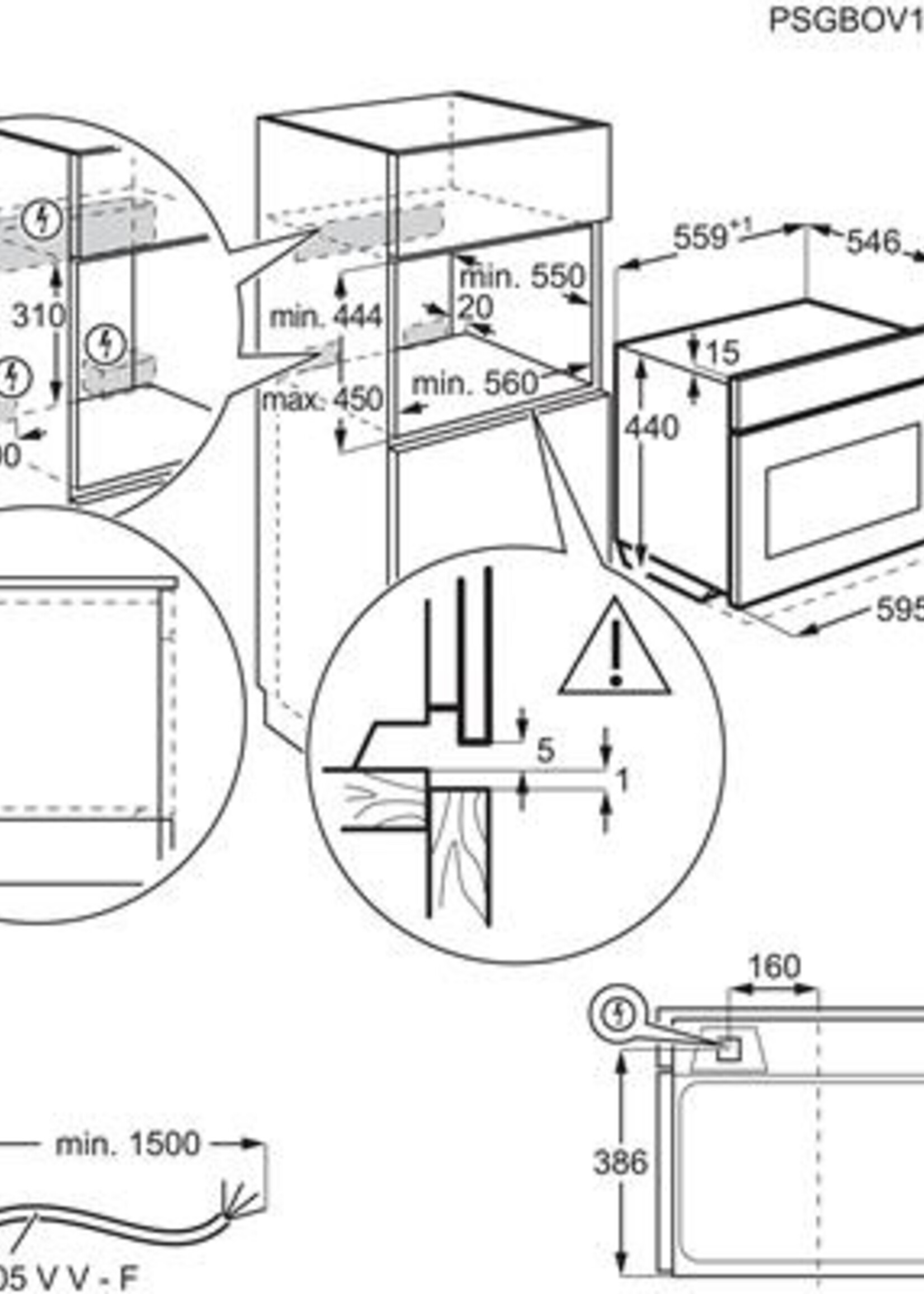 AEG KSK998230T combi-stoomoven