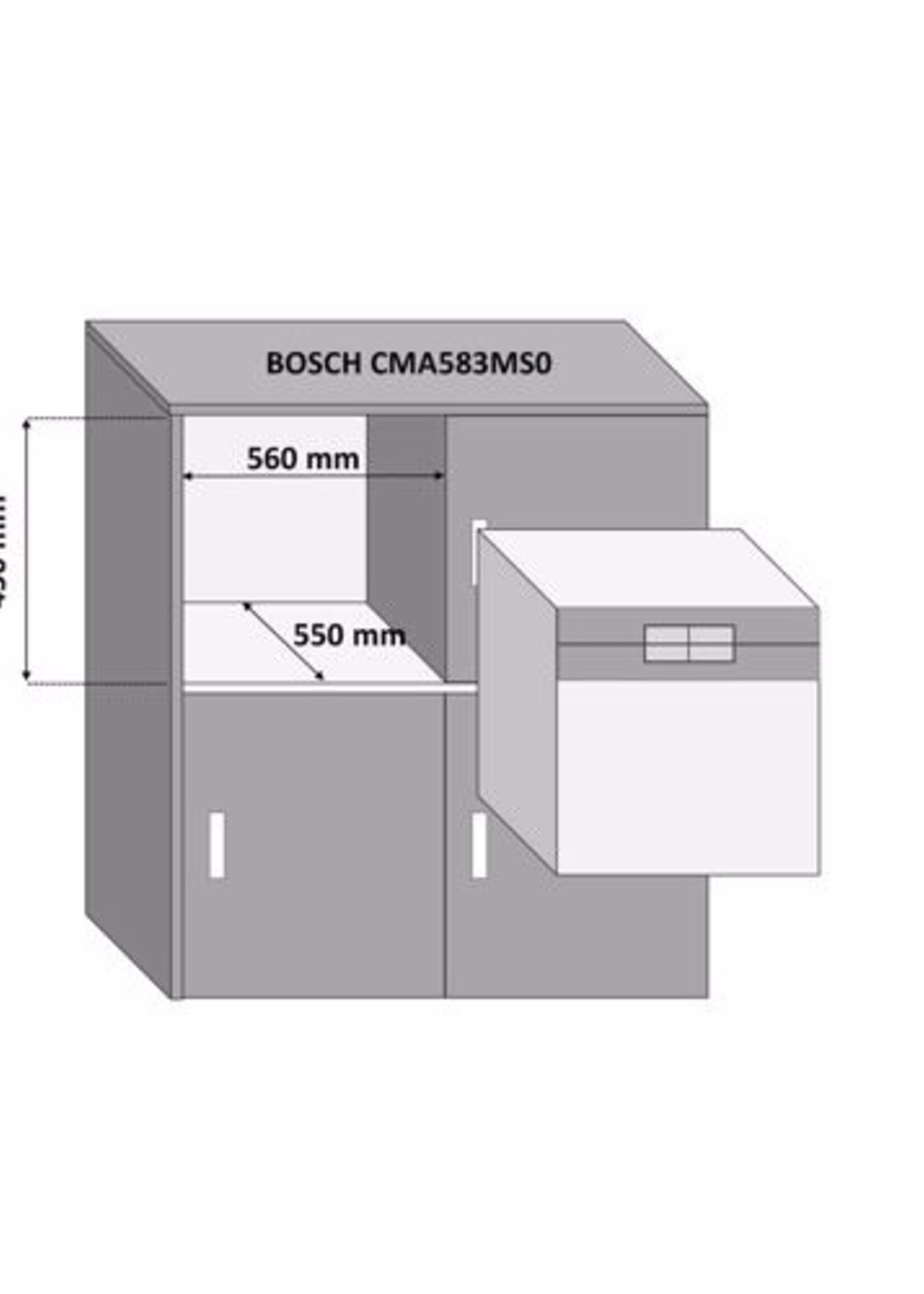 Bosch CMA583MS0 oven met magnetron 45 cm
