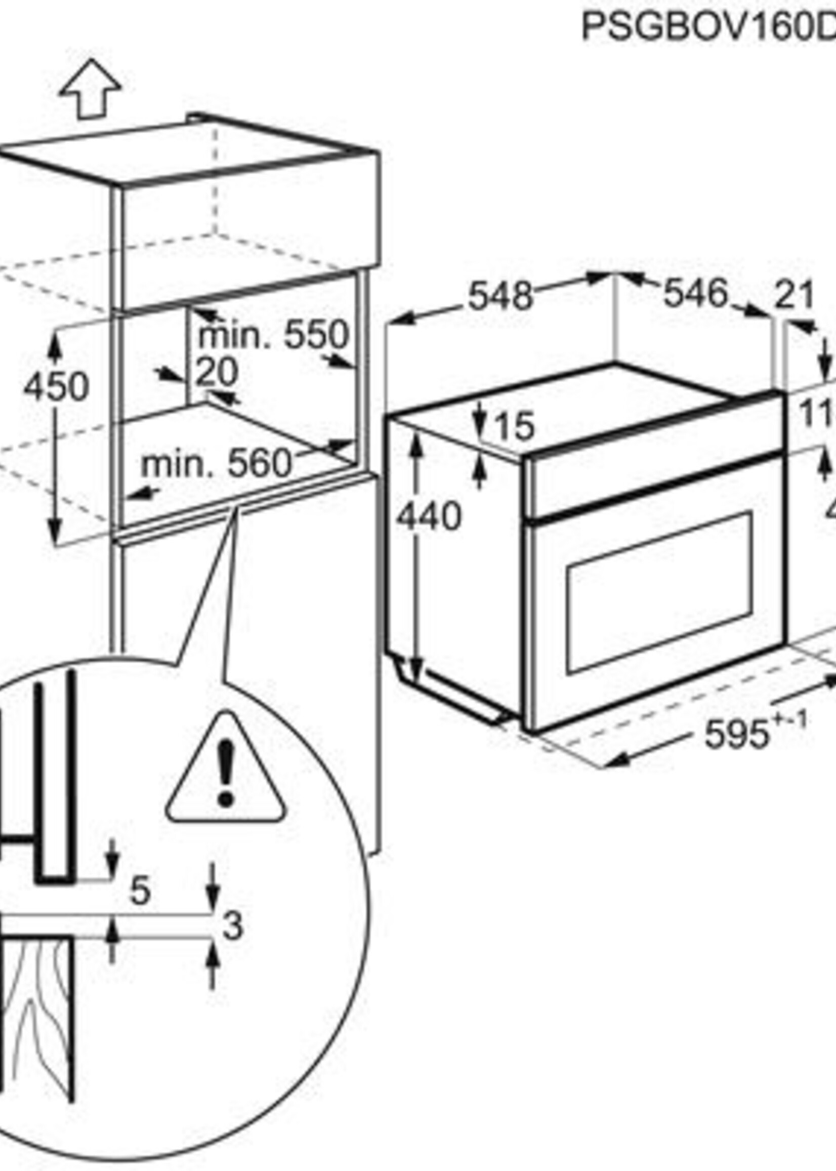 AEG KMK721000M magnetron 45 cm
