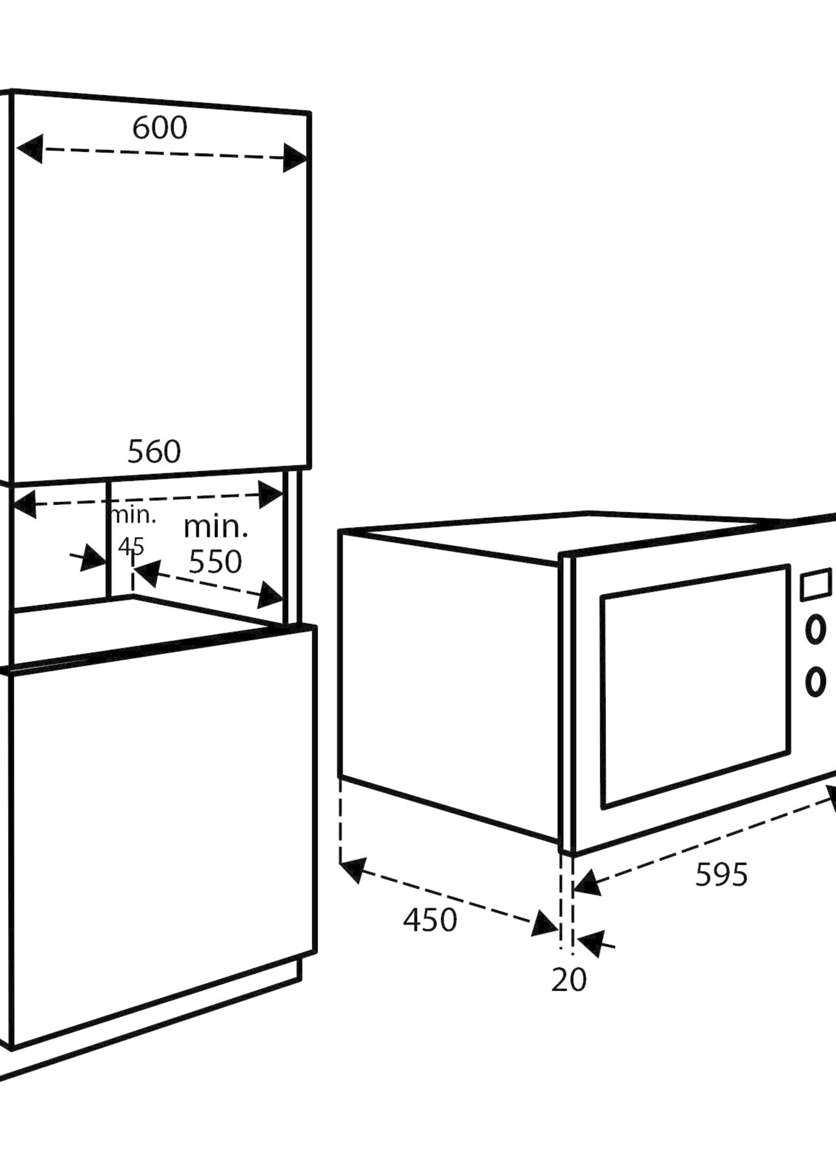 Inventum IMC6125F combi magnetron