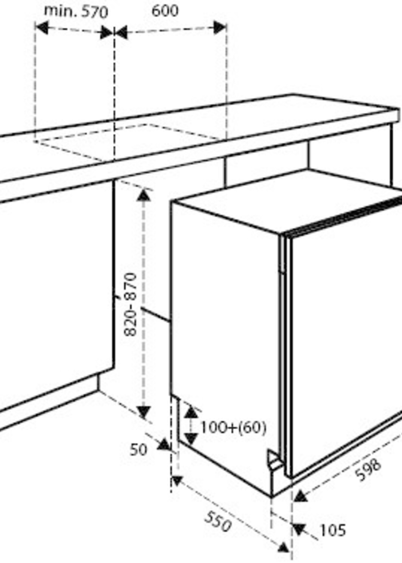 Inventum IVW6011A inbouw vaatwasser