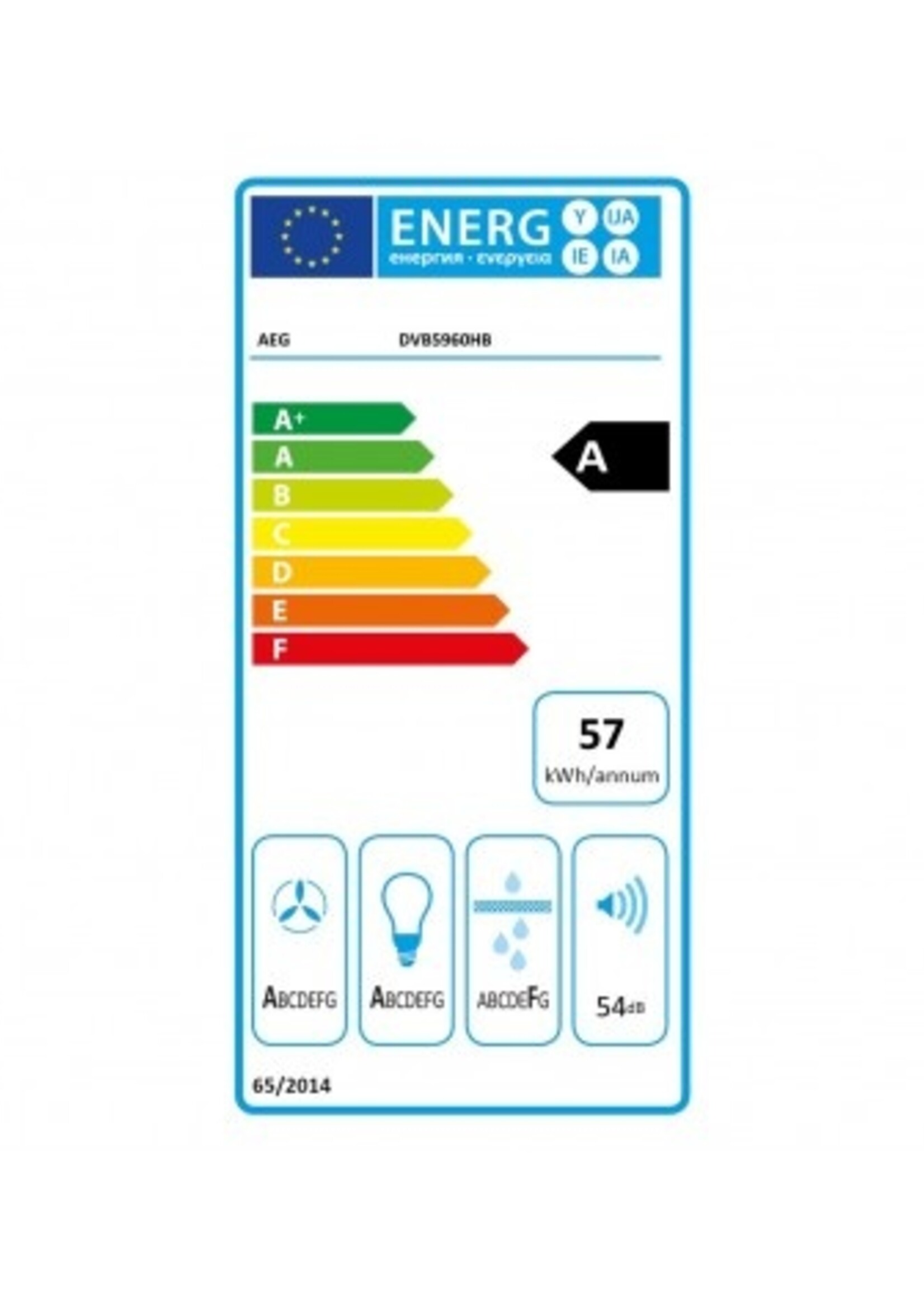 AEG DCE5260HM plafondafzuigkap 120 cm