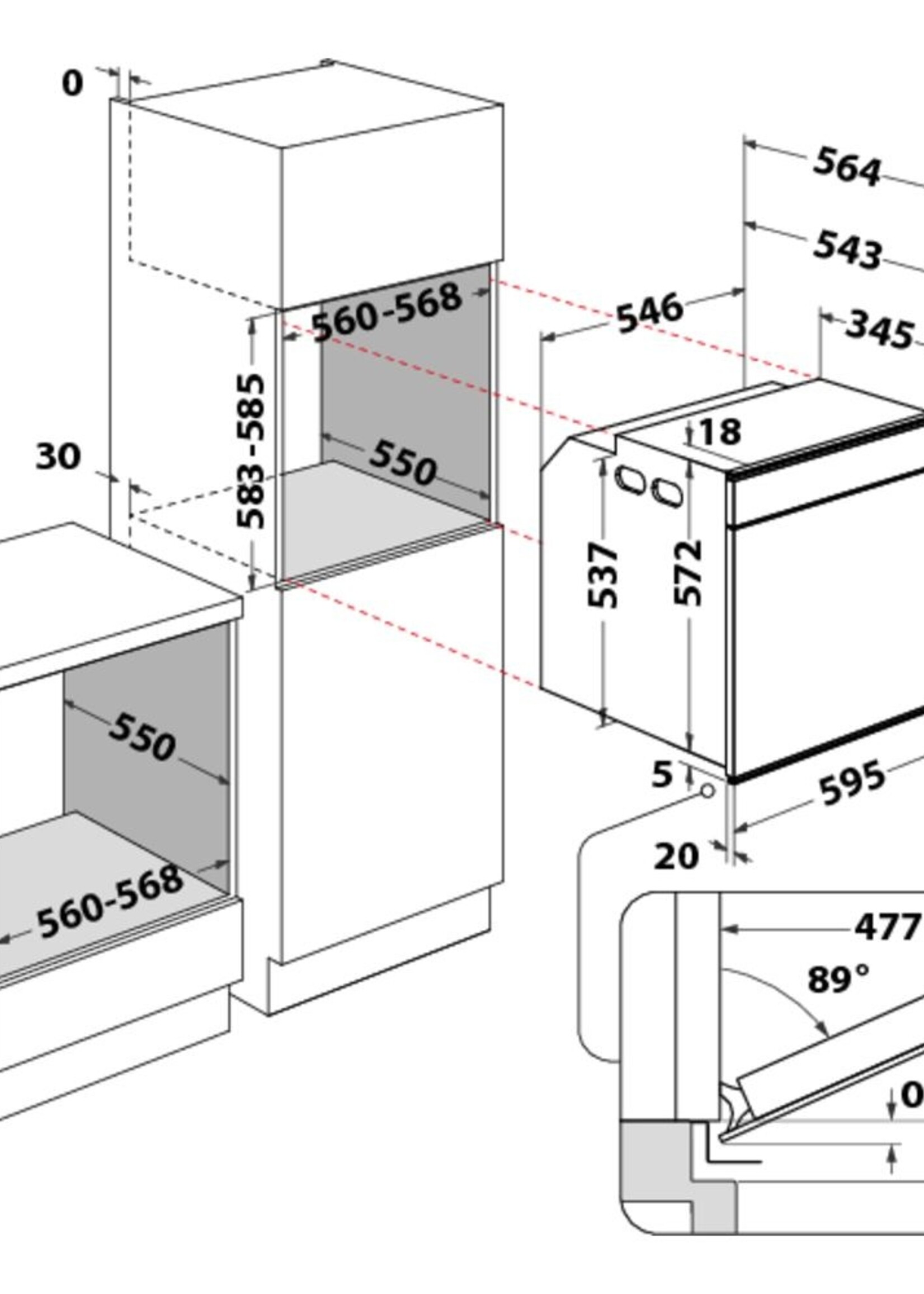Whirlpool W70M44S1H oven
